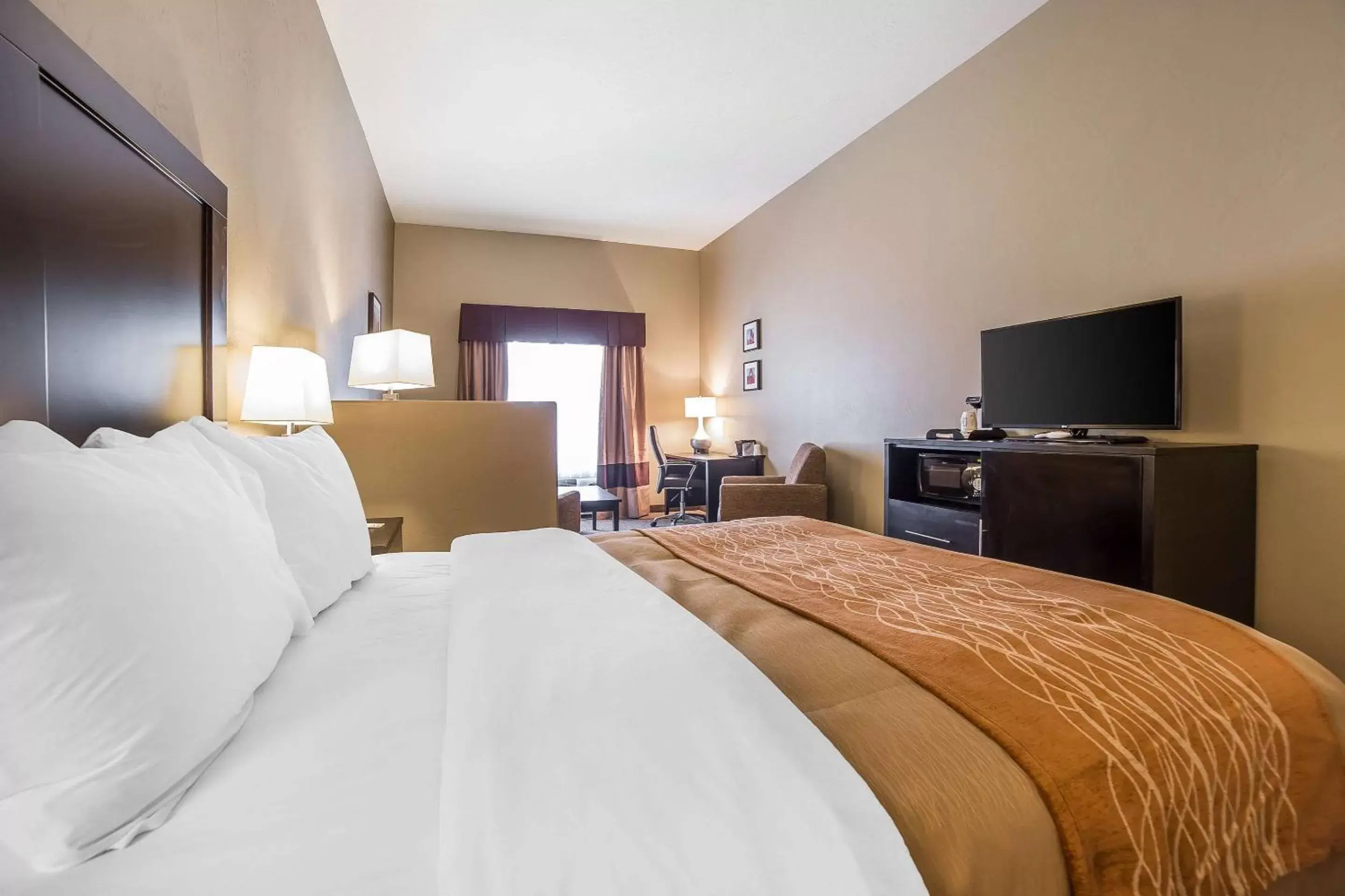 TV and multimedia, Bed in Comfort Inn & Suites Vernal - National Monument Area