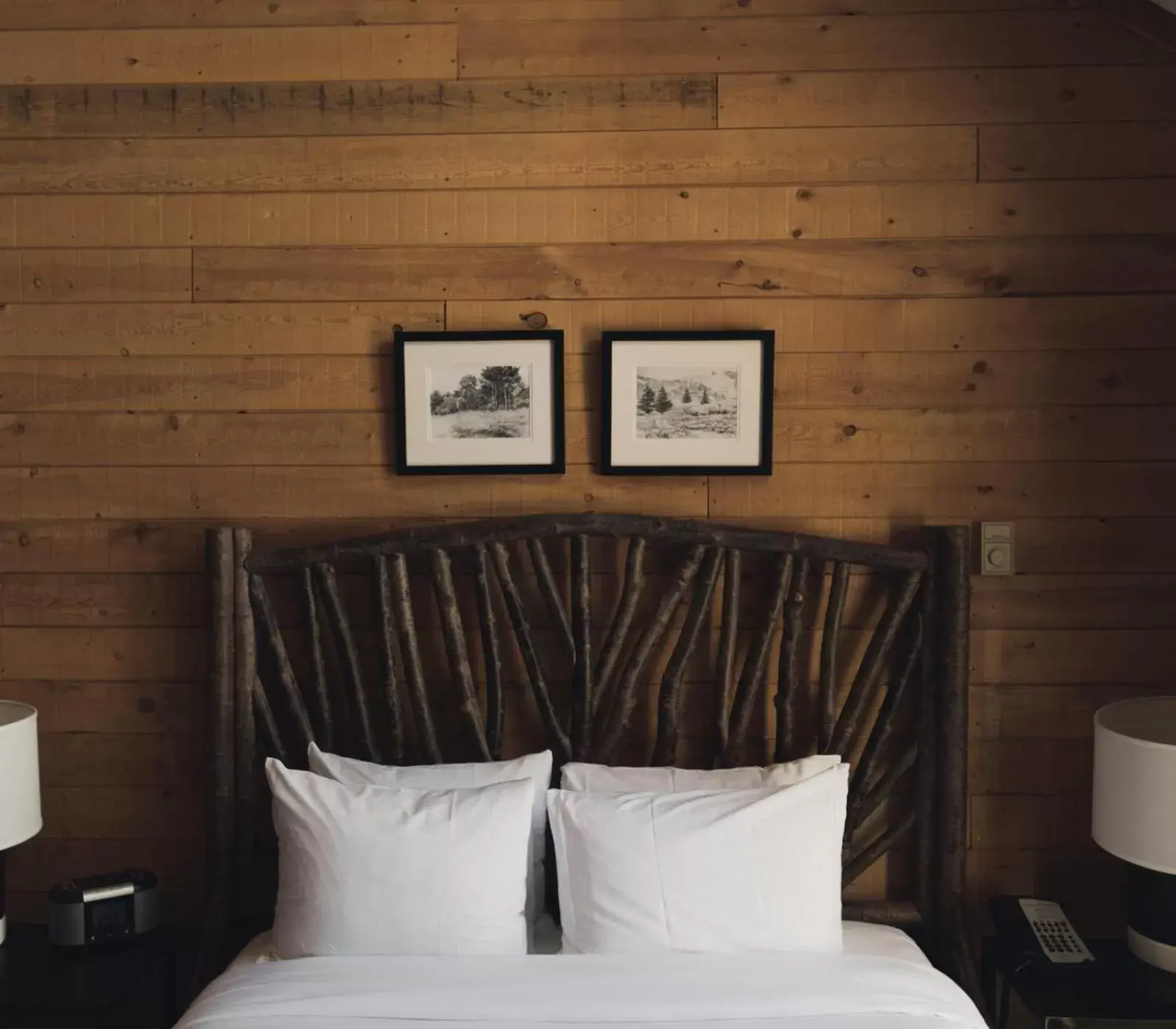 Bed in Sundance Mountain Resort