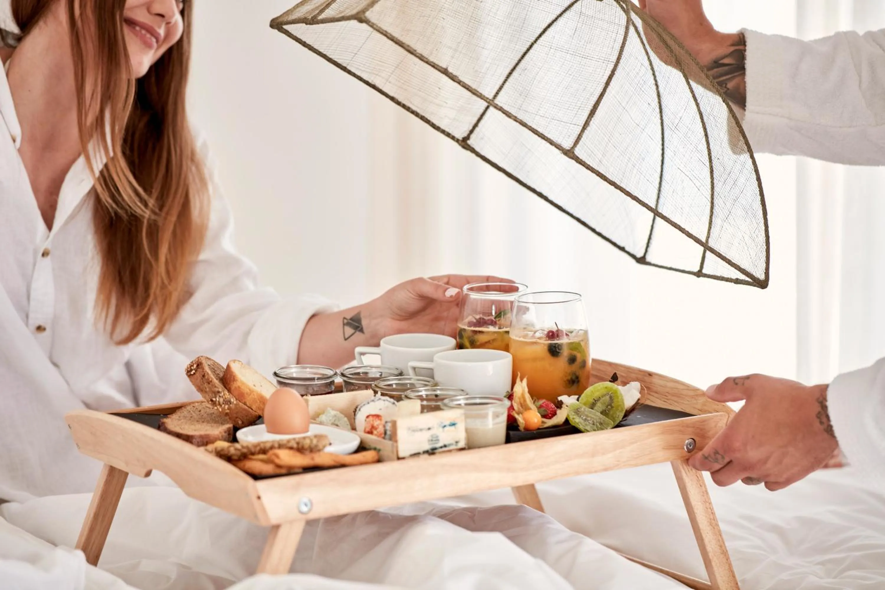 Bedroom in Mykonos Princess Hotel