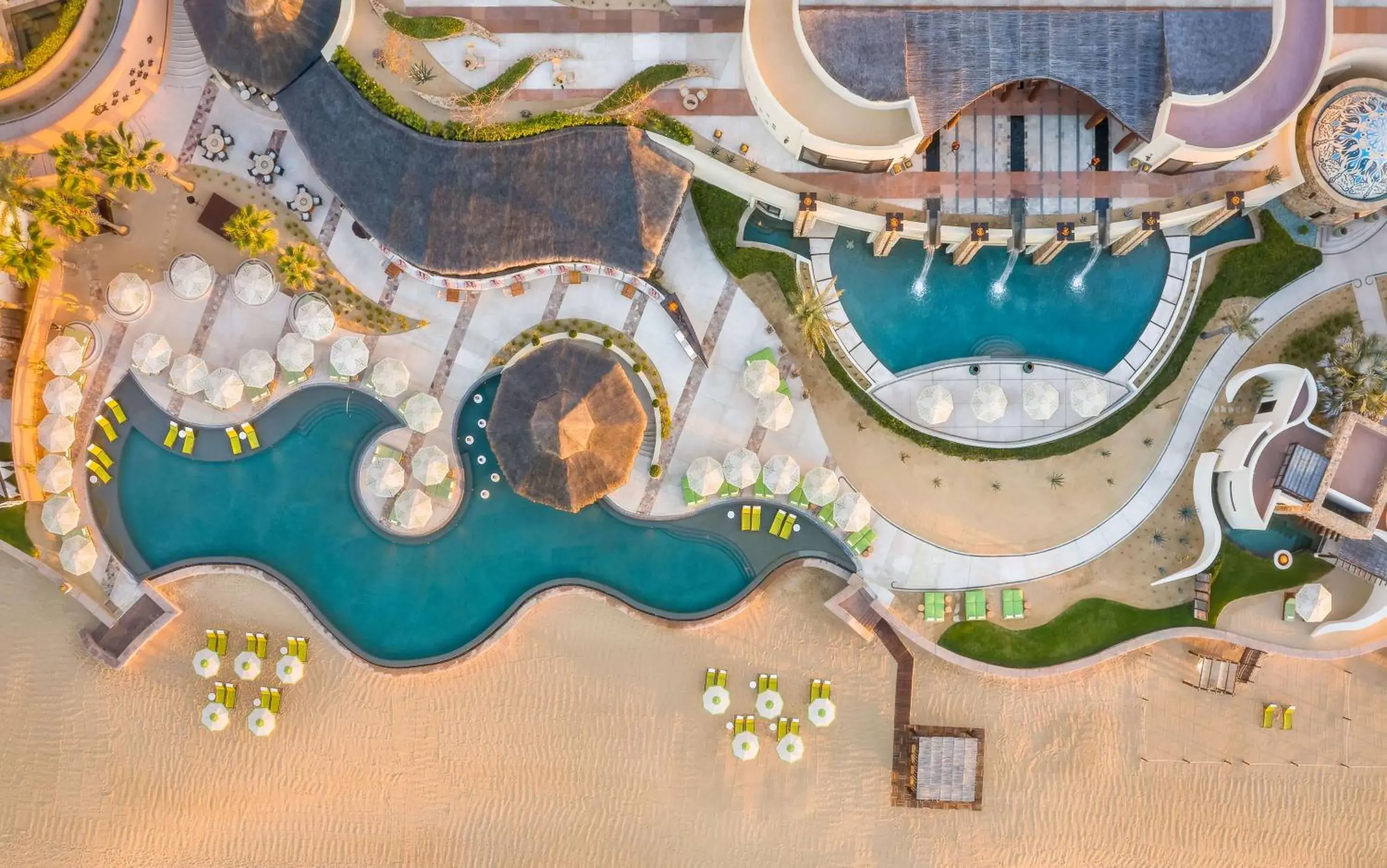 Pool view, Bird's-eye View in Waldorf Astoria Los Cabos Pedregal