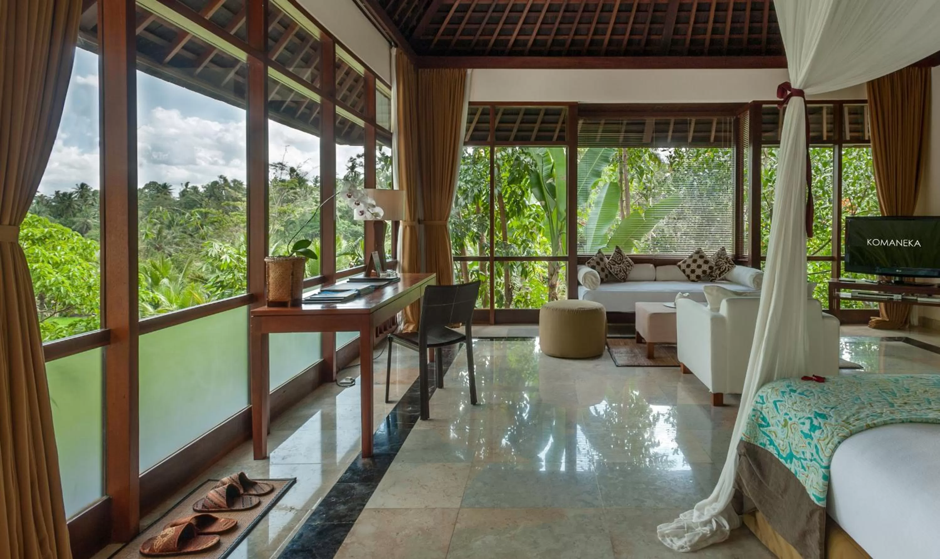 Bedroom in Komaneka at Bisma Ubud