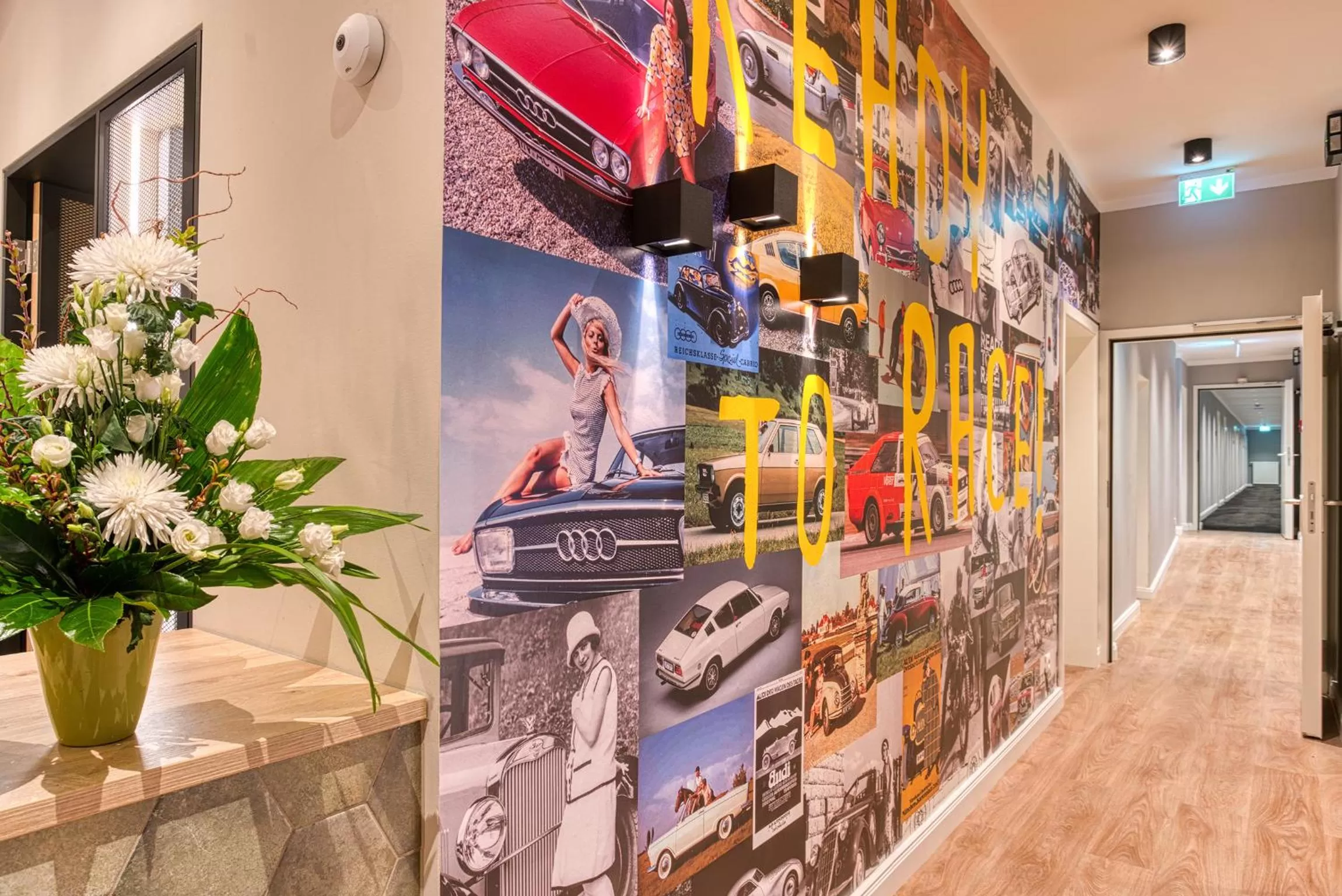 Decorative detail in NYCE Hotel Ingolstadt