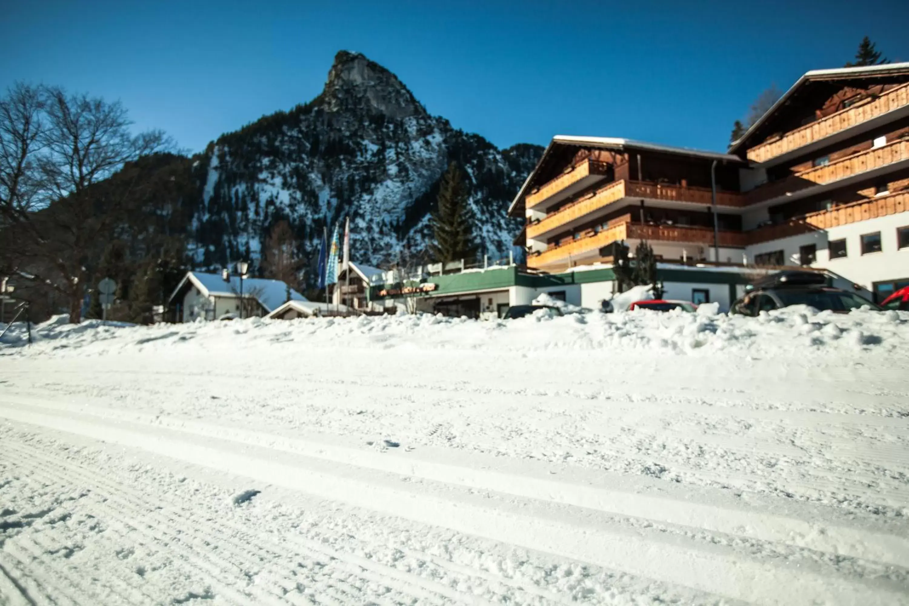 Property building, Winter in Parkhotel Sonnenhof