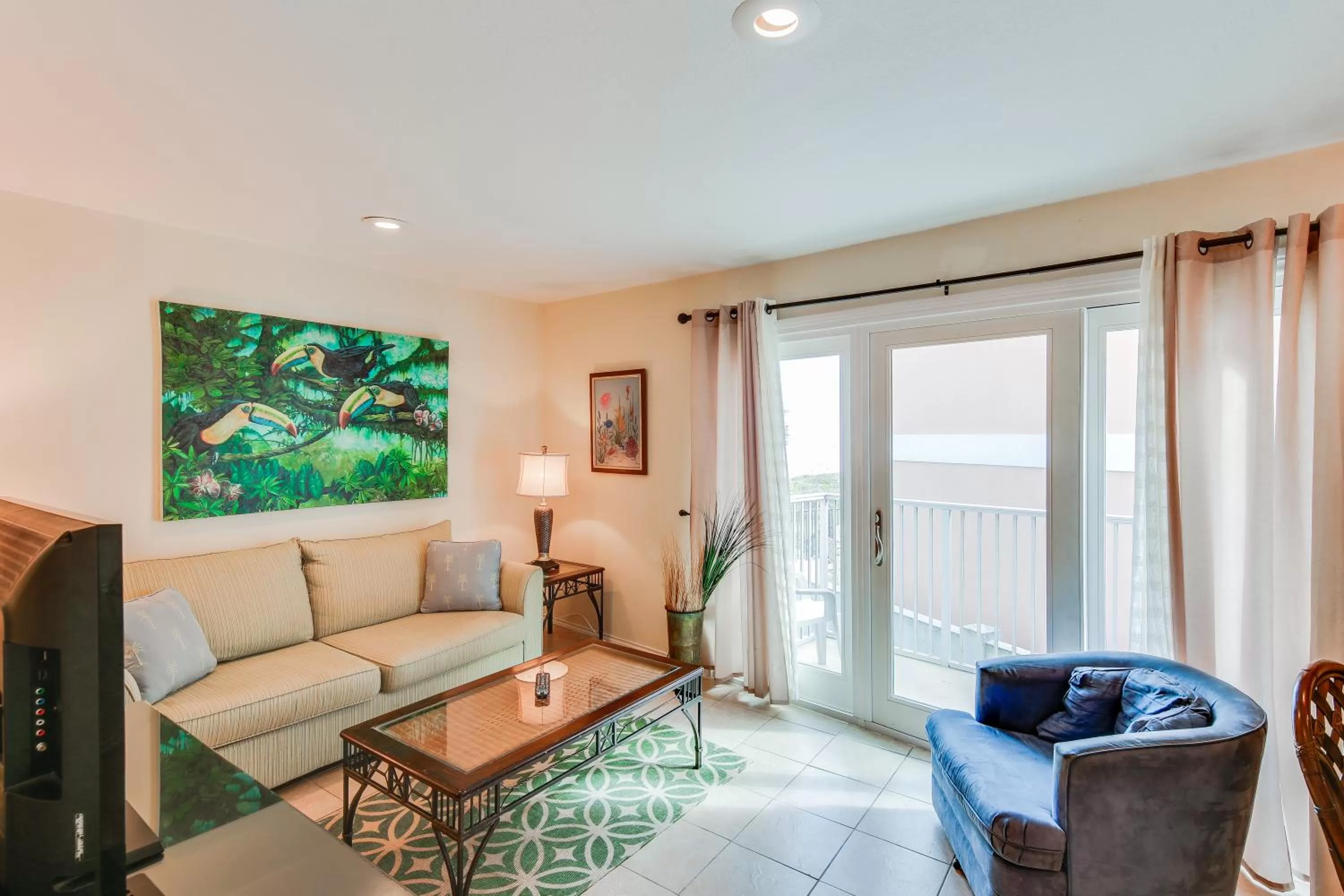 Seating Area in La Internacional Condominiums #210