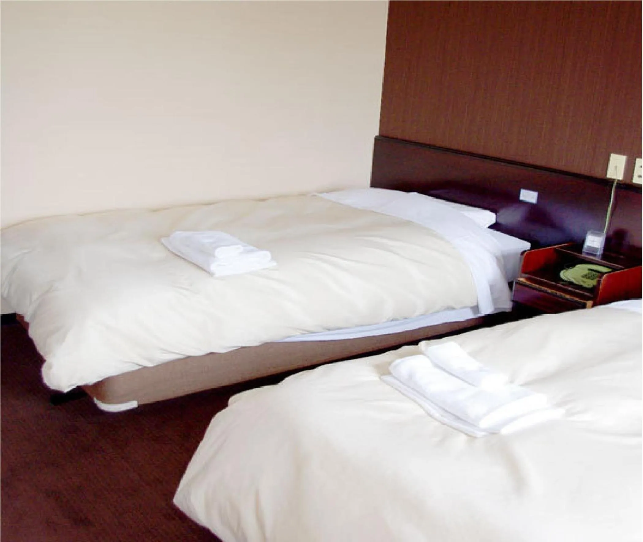 Bed in Niigata Park Hotel