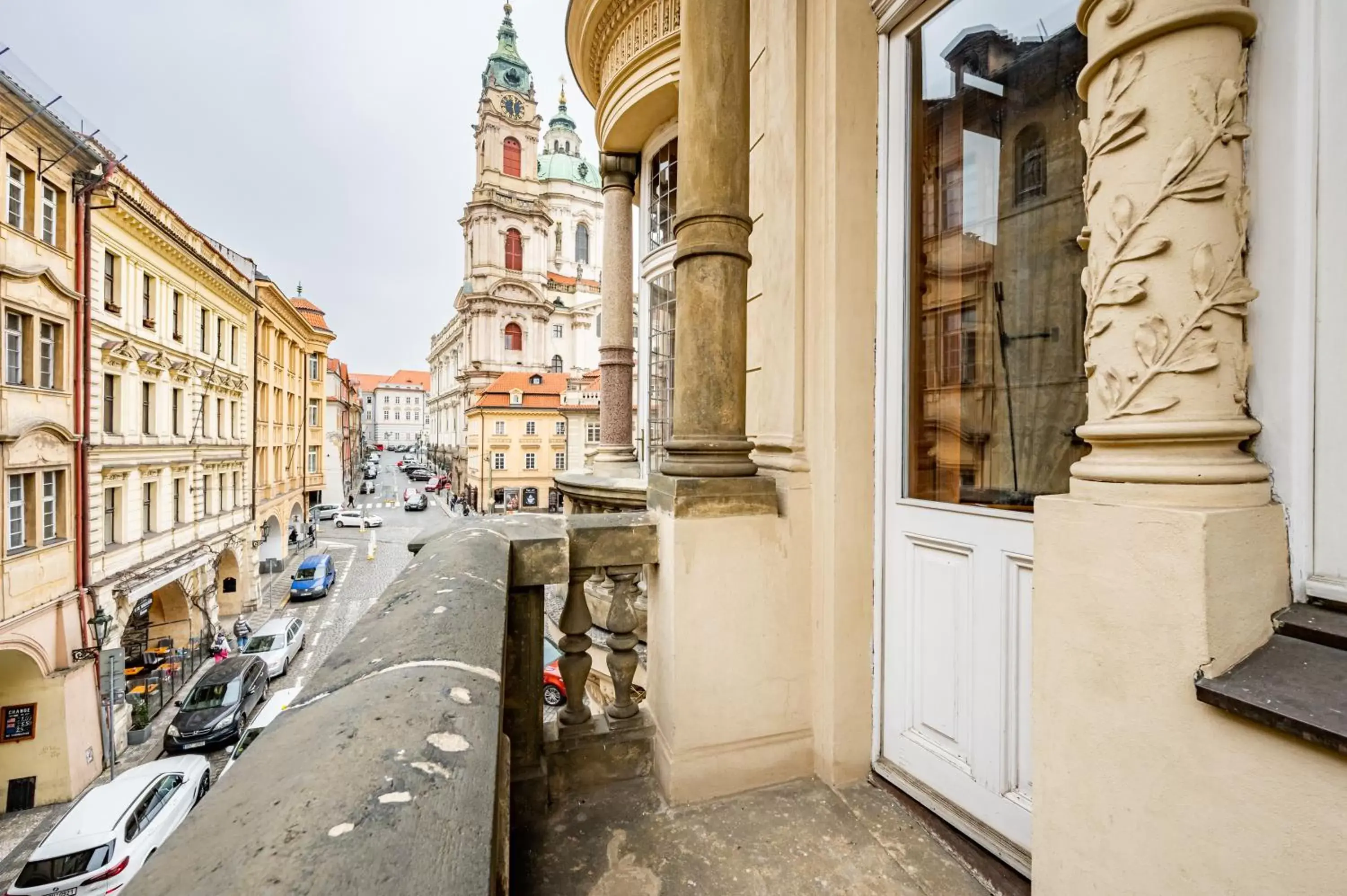 Balcony/Terrace in Malostranská Residence