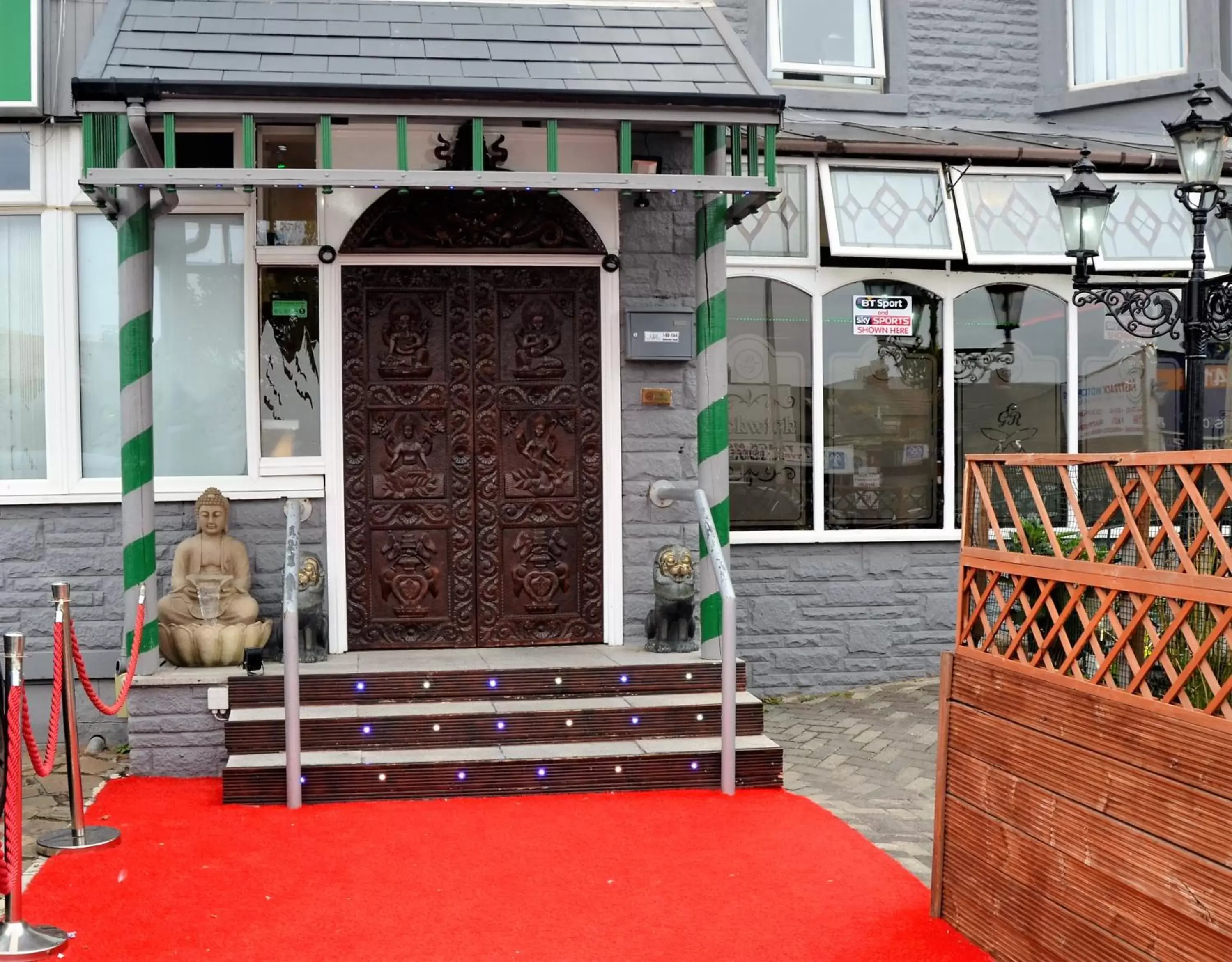 Facade/entrance in The Gurkha Hotel