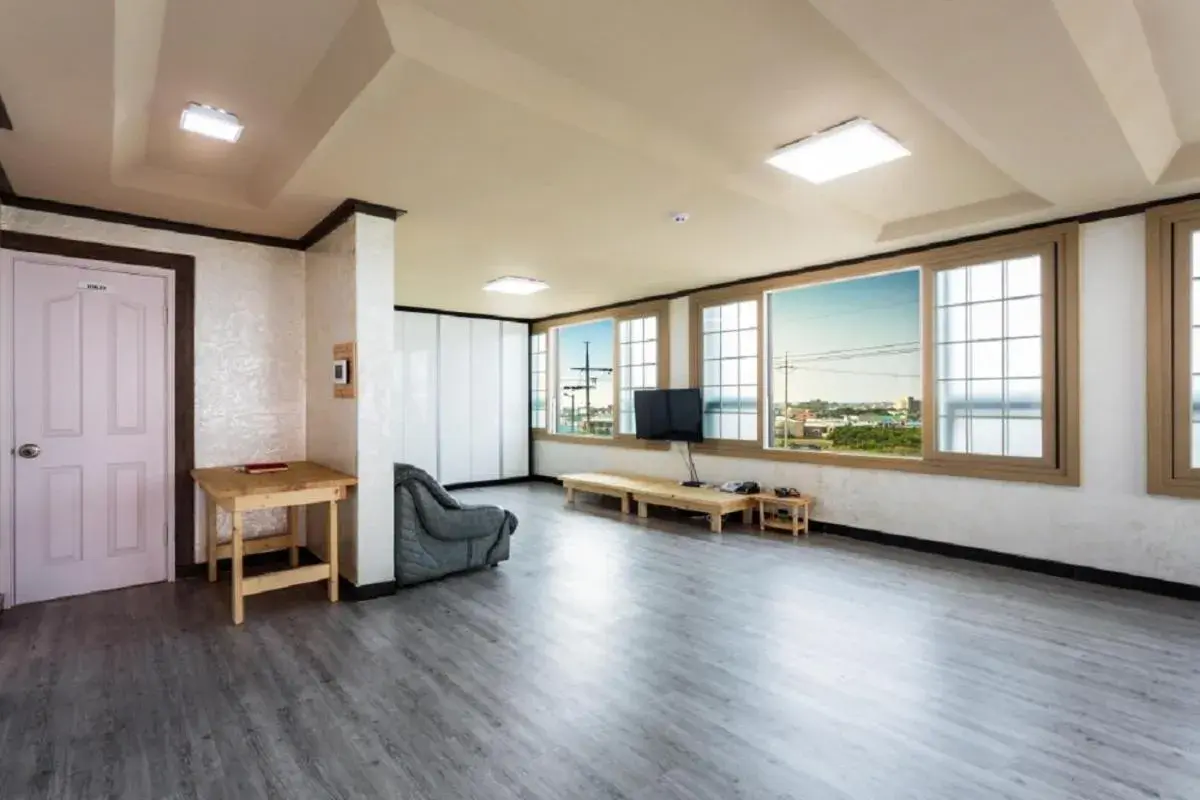 Living room, Seating Area in Jeju Wayo Pension