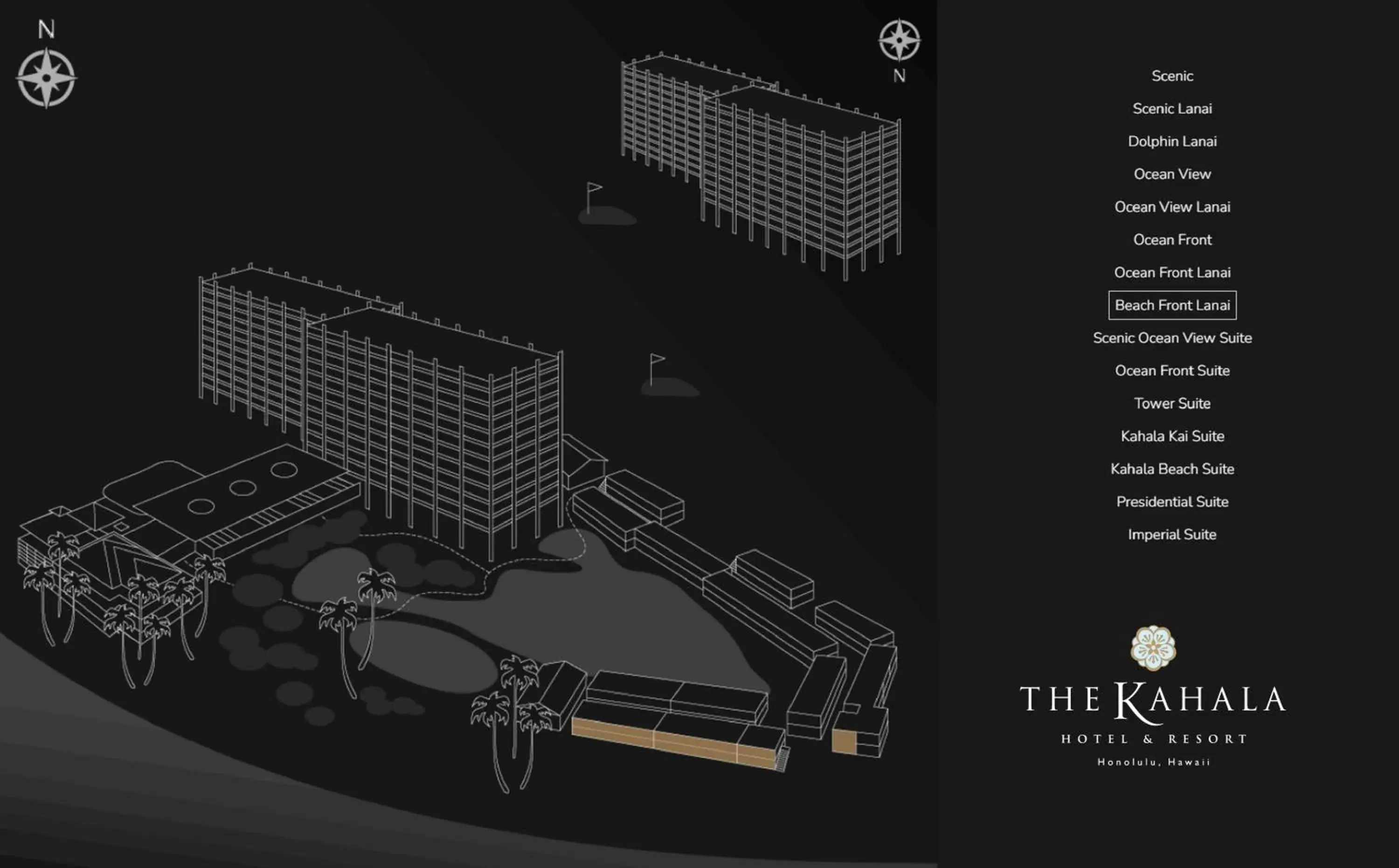 Floor Plan in The Kahala Hotel and Resort