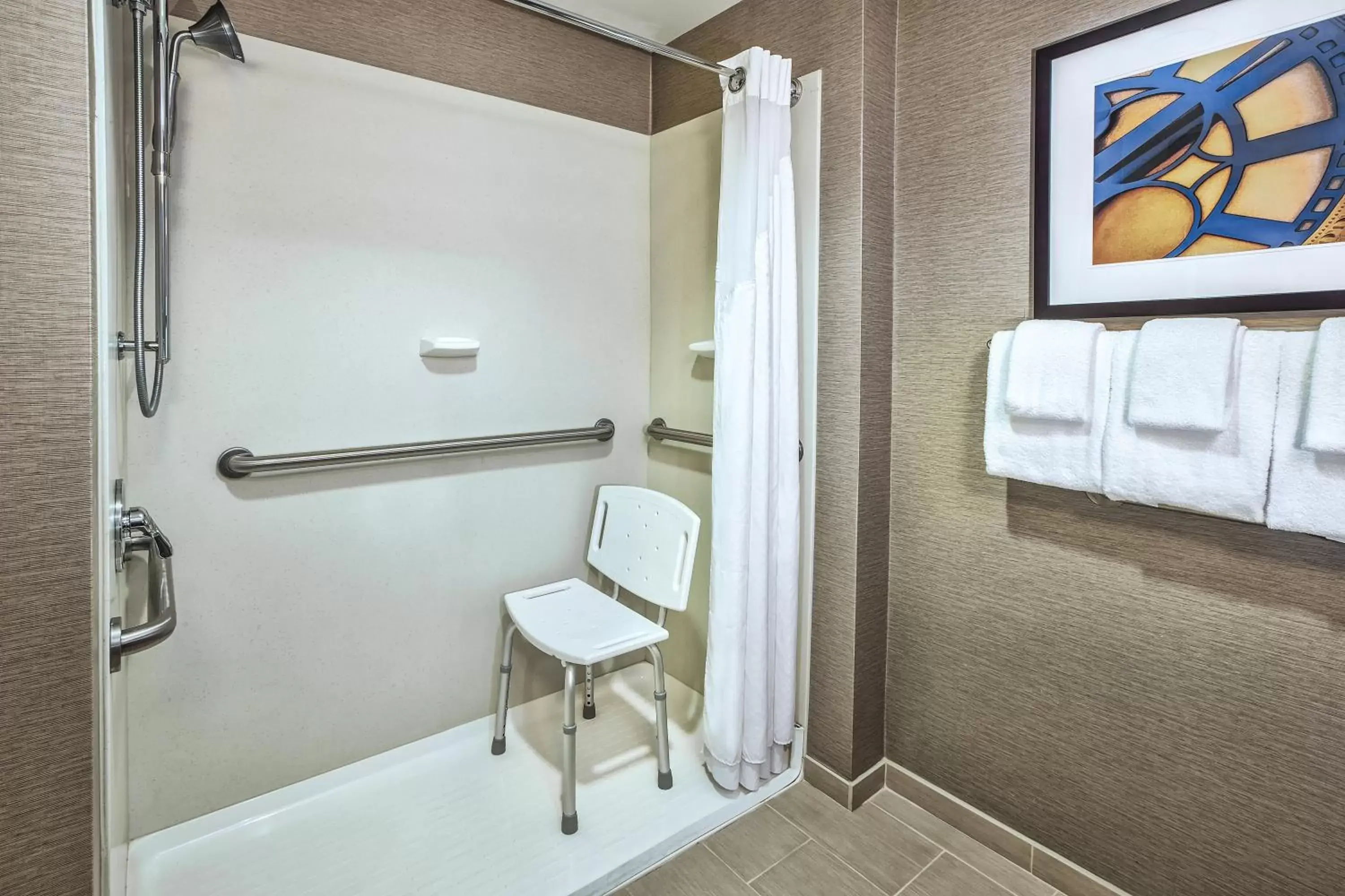 Bathroom in Holiday Inn Express & Suites Dayton South - I-675, an IHG Hotel