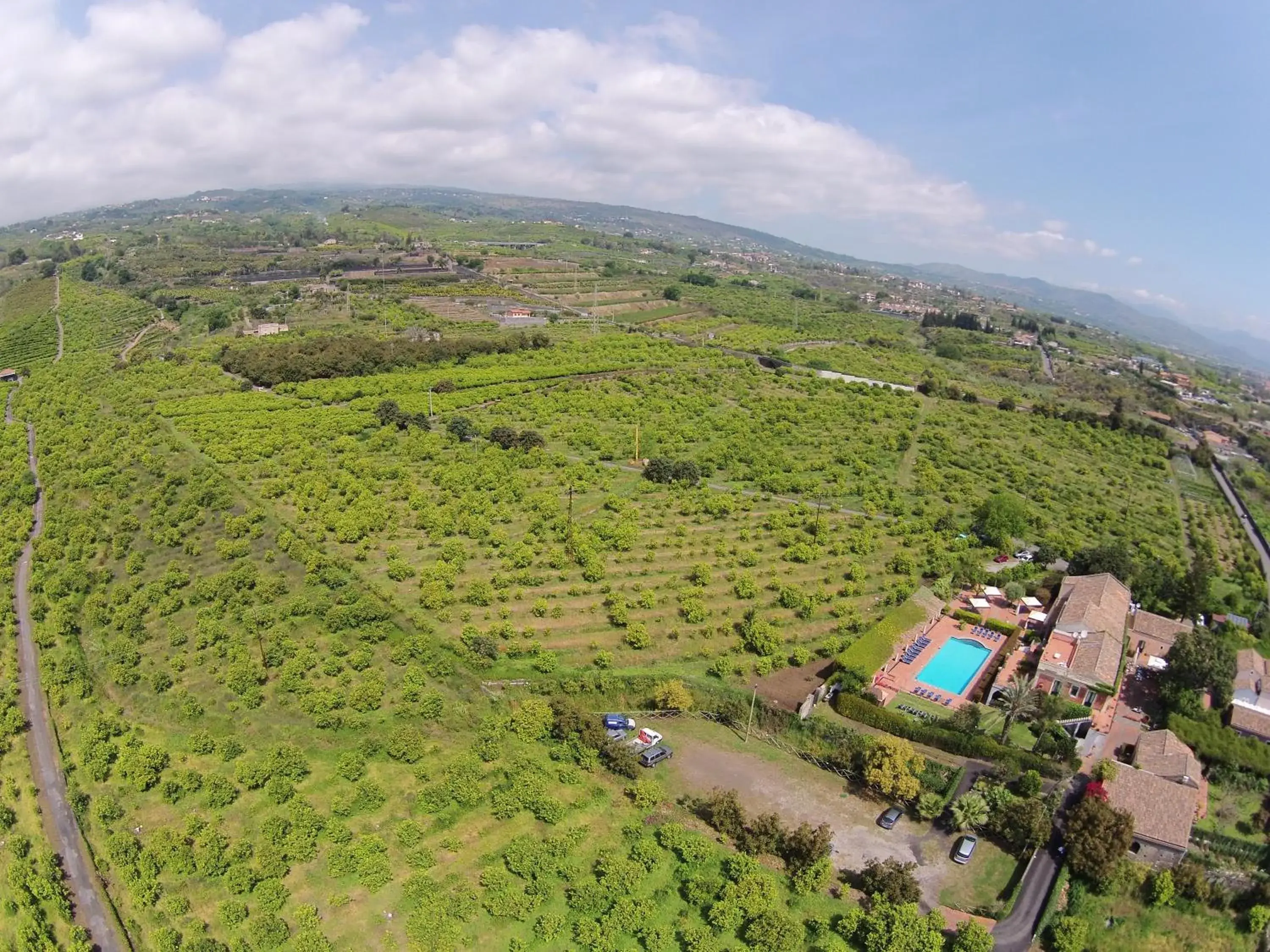 Day, Bird's-eye View in Etna Hotel