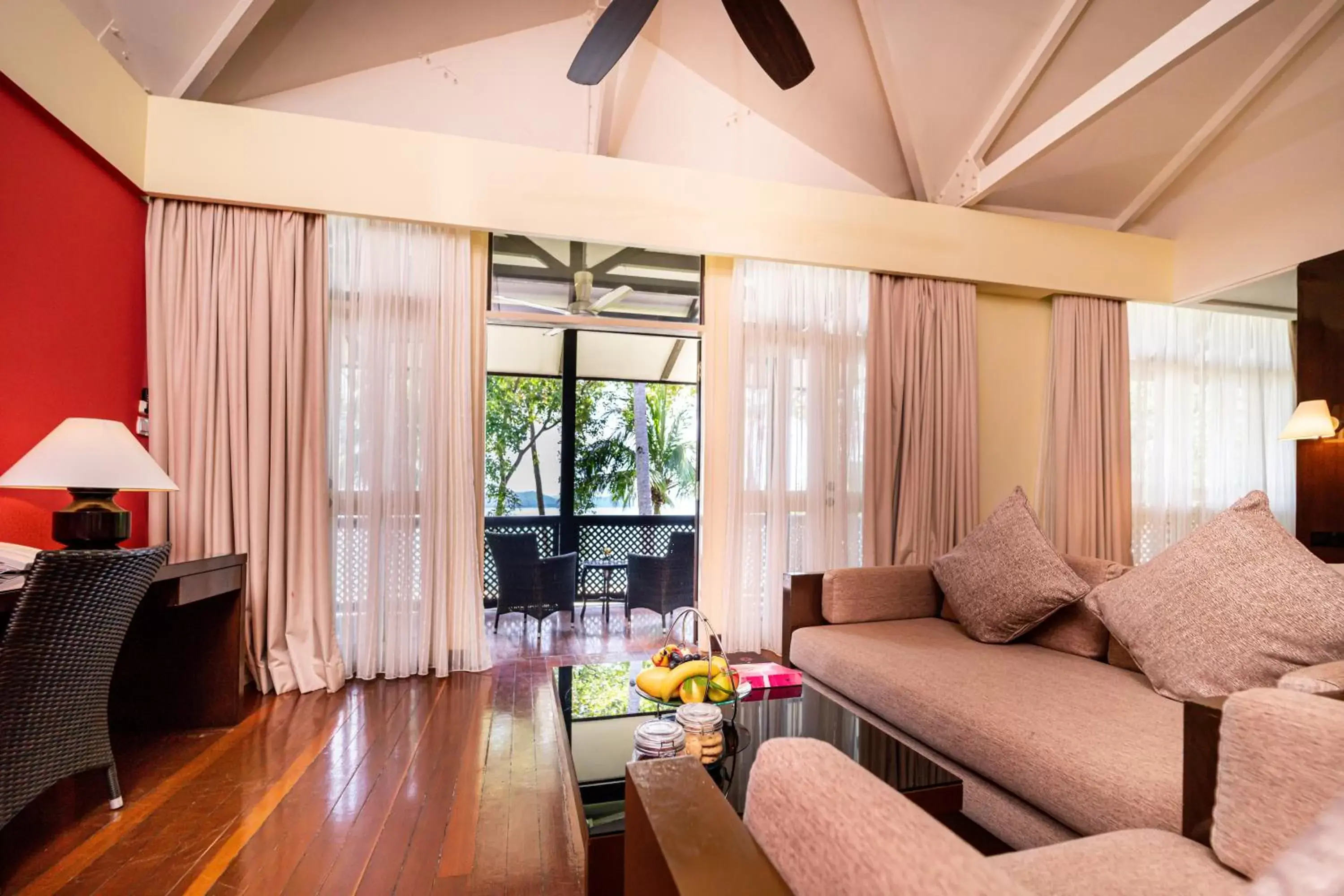 View (from property/room), Seating Area in Rebak Island Resort & Marina, Langkawi