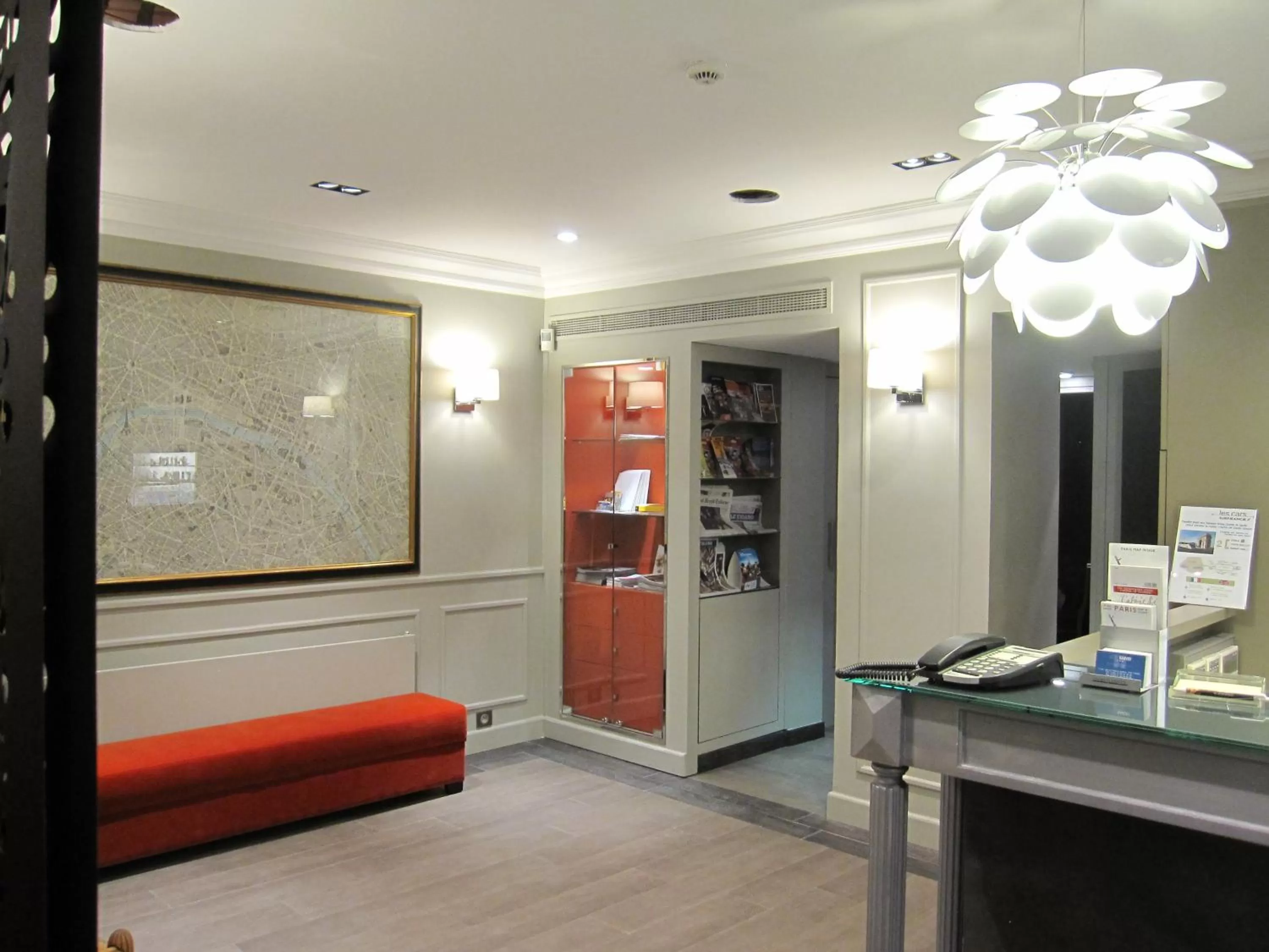 Lobby or reception in Hôtel Harvey