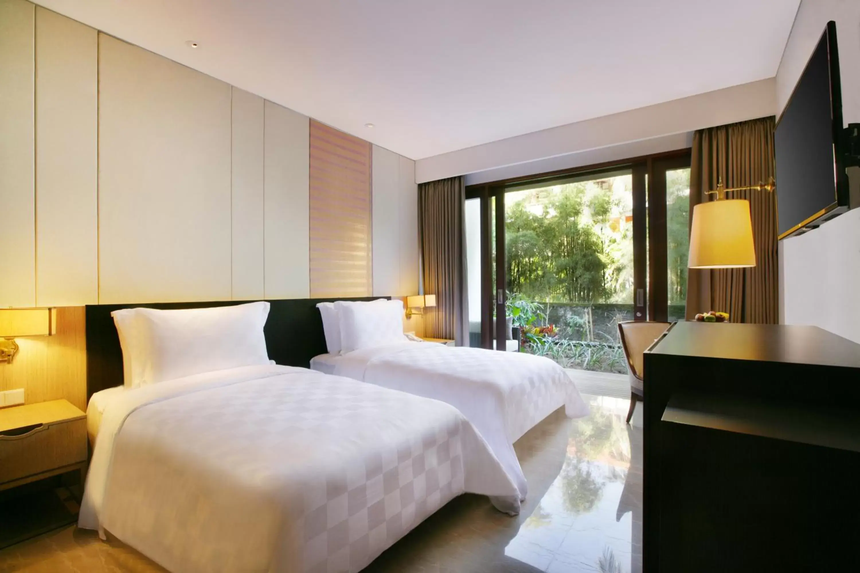 Bed in The Anvaya Beach Resort Bali Bed in The Anvaya Beach Resort Bali