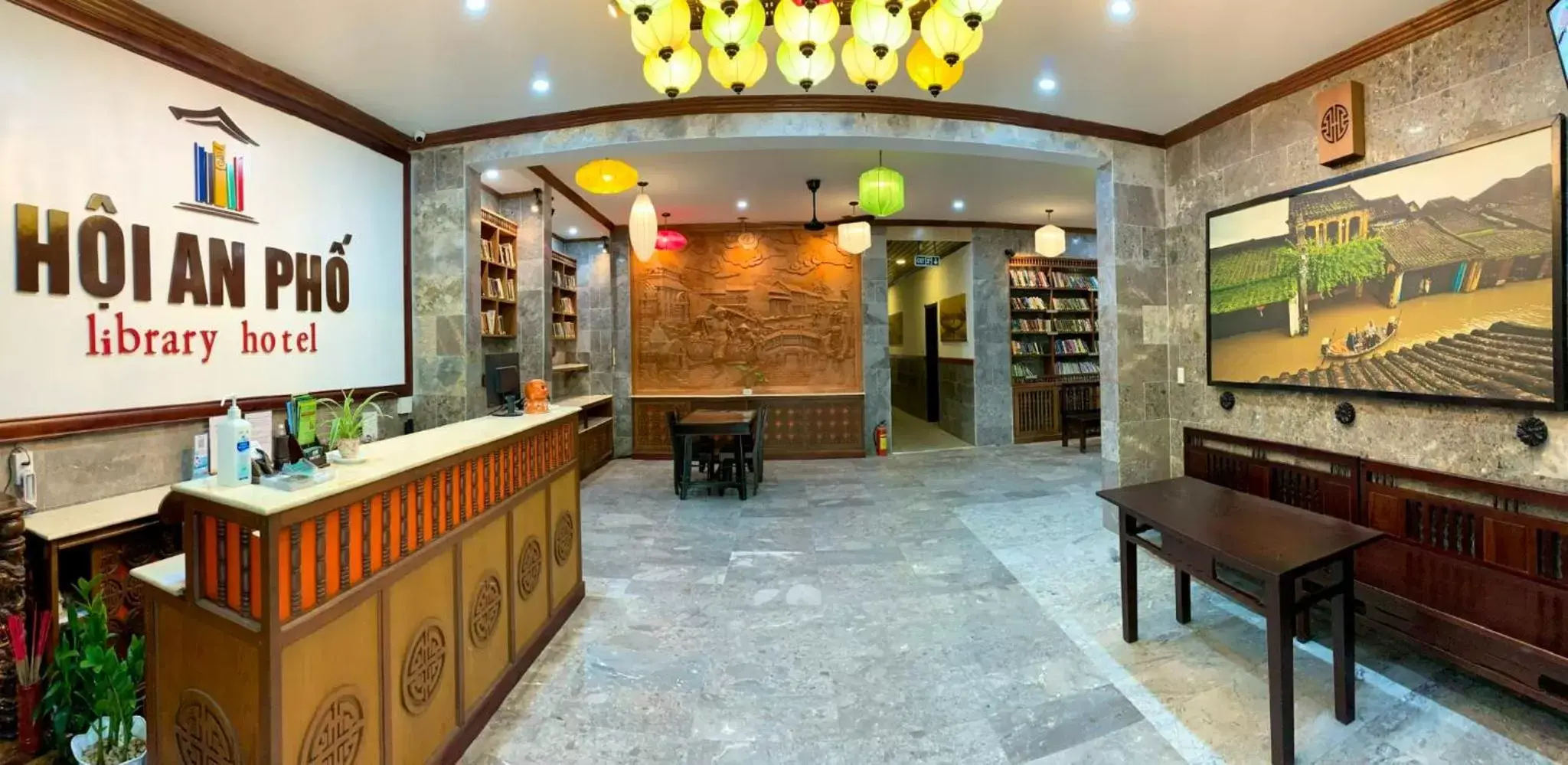 Property building, Lobby/Reception in Hoi An Pho Library Hotel