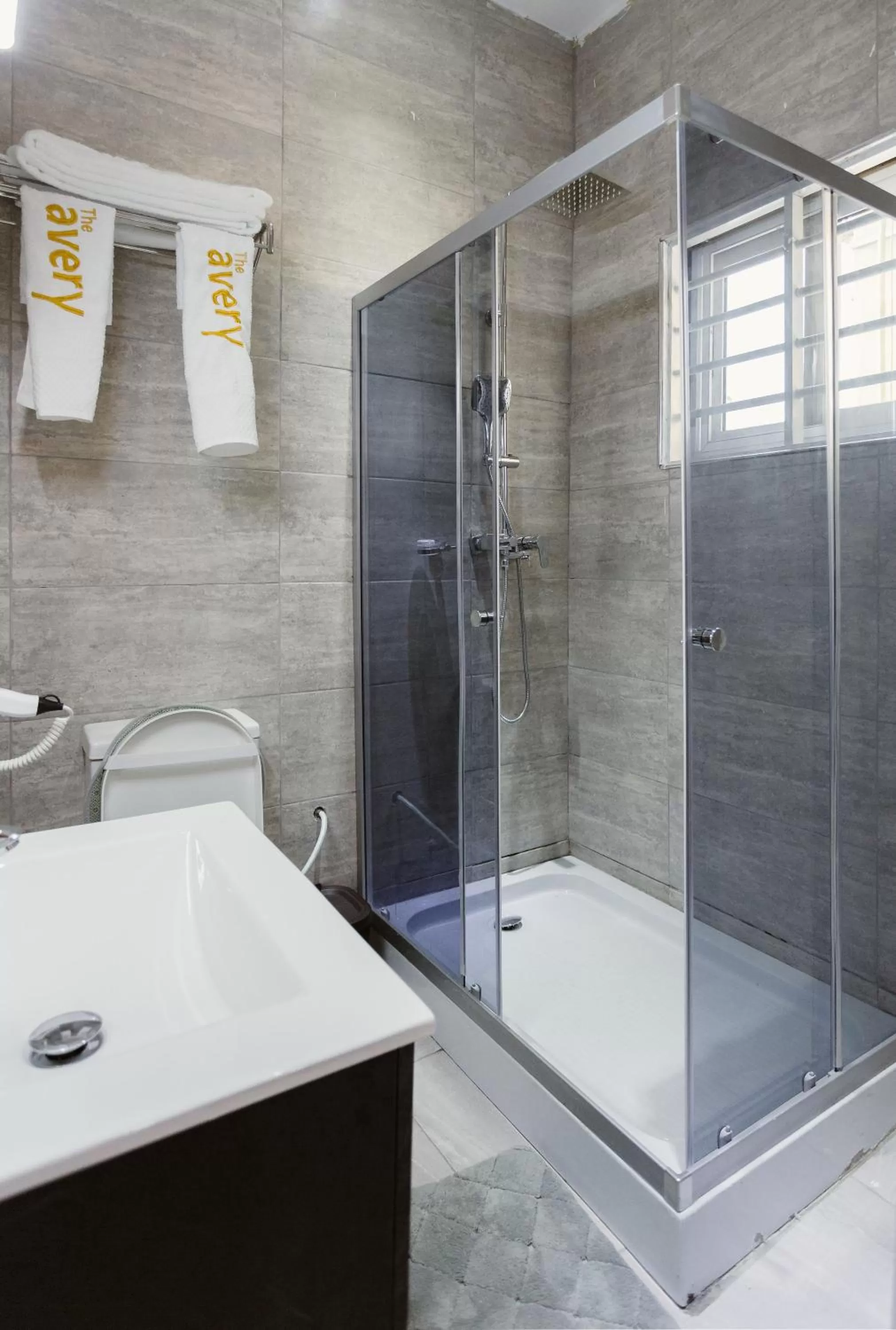 Shower in The Avery Suites, East Legon