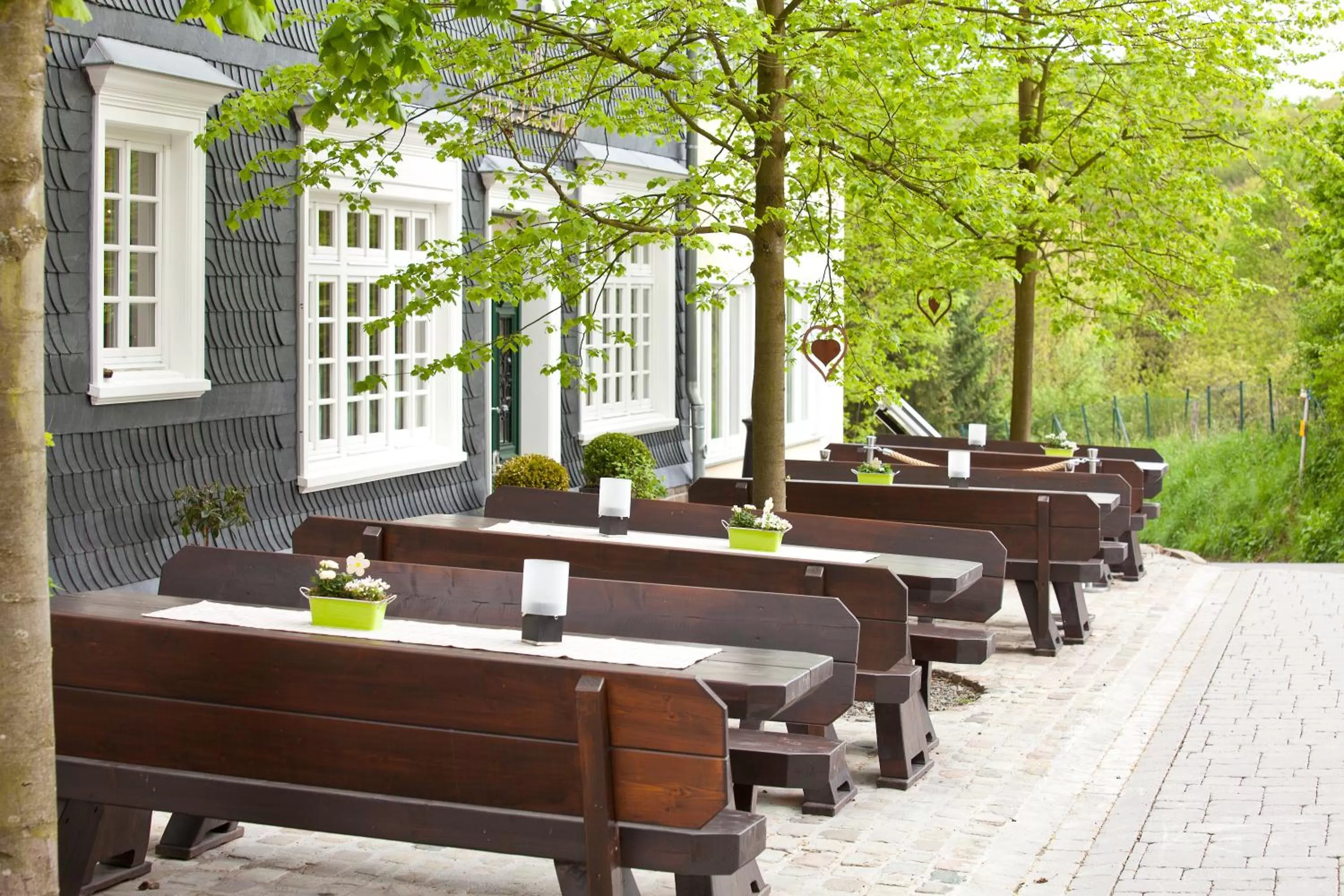 Facade/entrance in Zu den Drei Linden