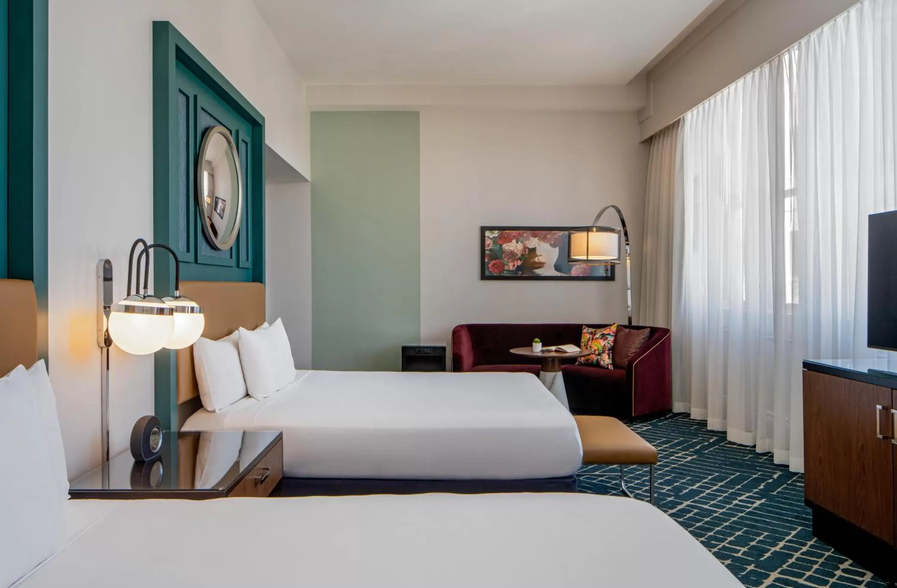 Queen Room with Two Queen Beds with Accessible Tub - Disability Access in Hyatt Centric French Quarter Queen Room with Two Queen Beds with Accessible Tub - Disability Access in Hyatt Centric French Quarter