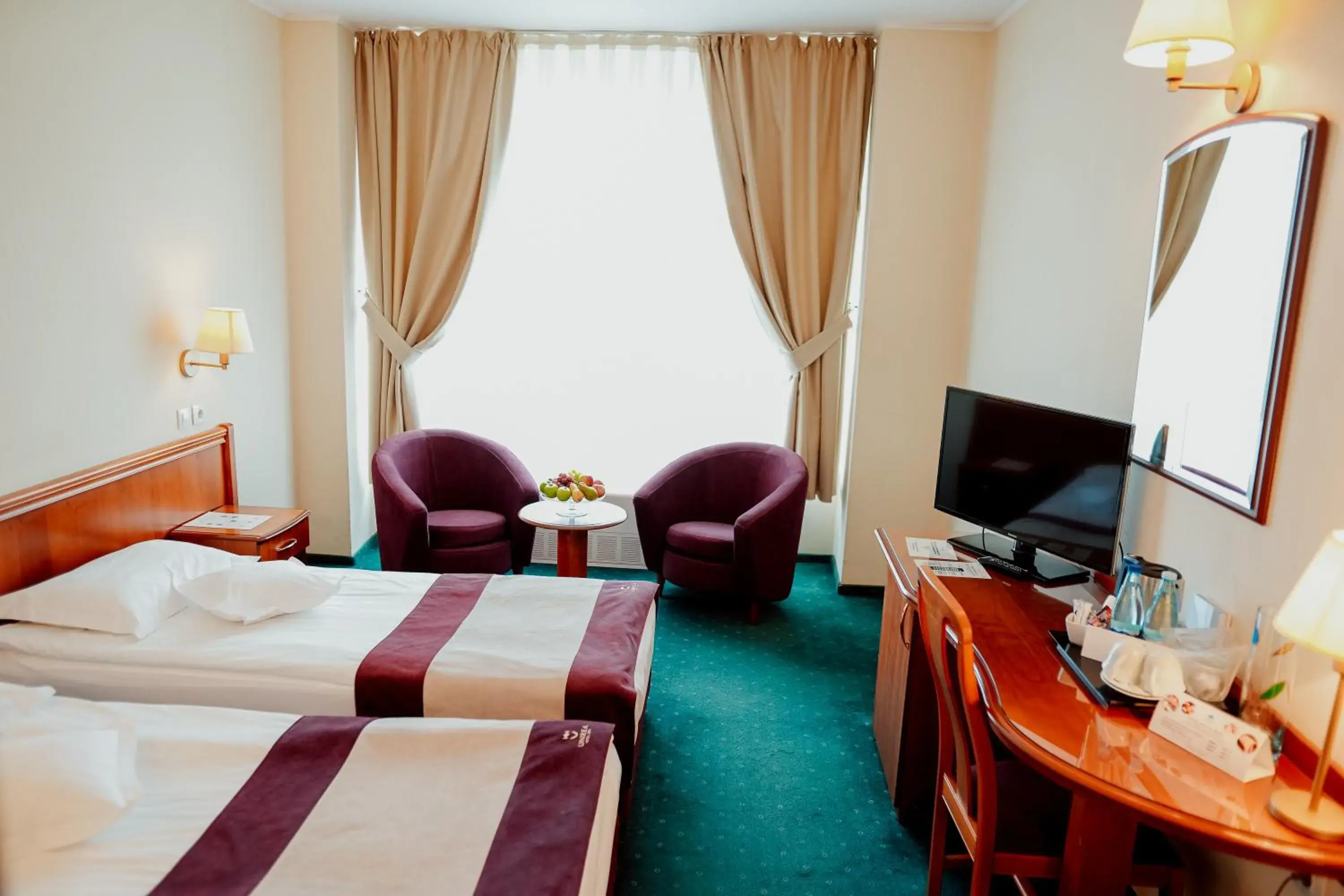 Seating area, TV/Entertainment Center in Unirea Hotel & Spa