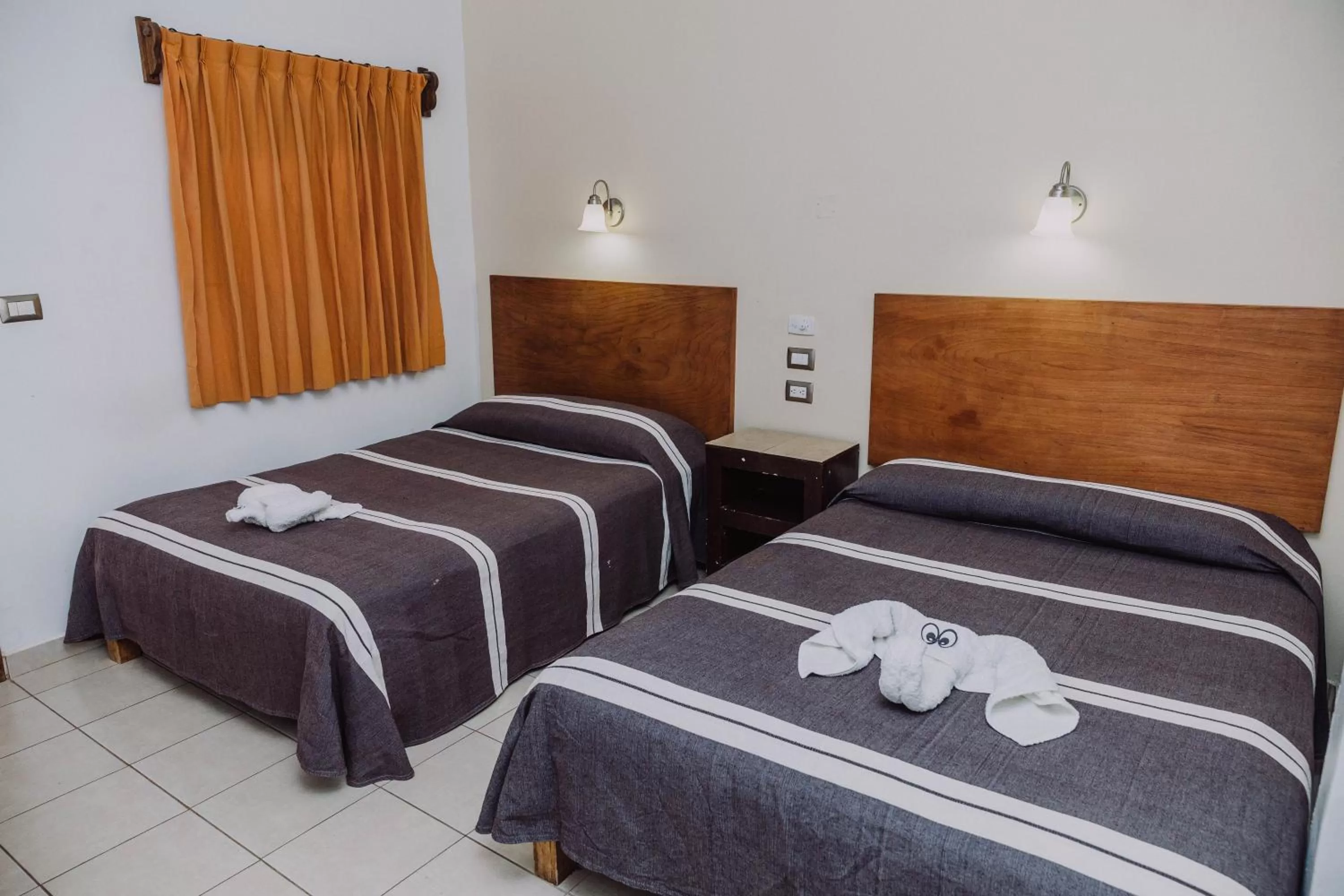 Bed in Hotel Cervantino