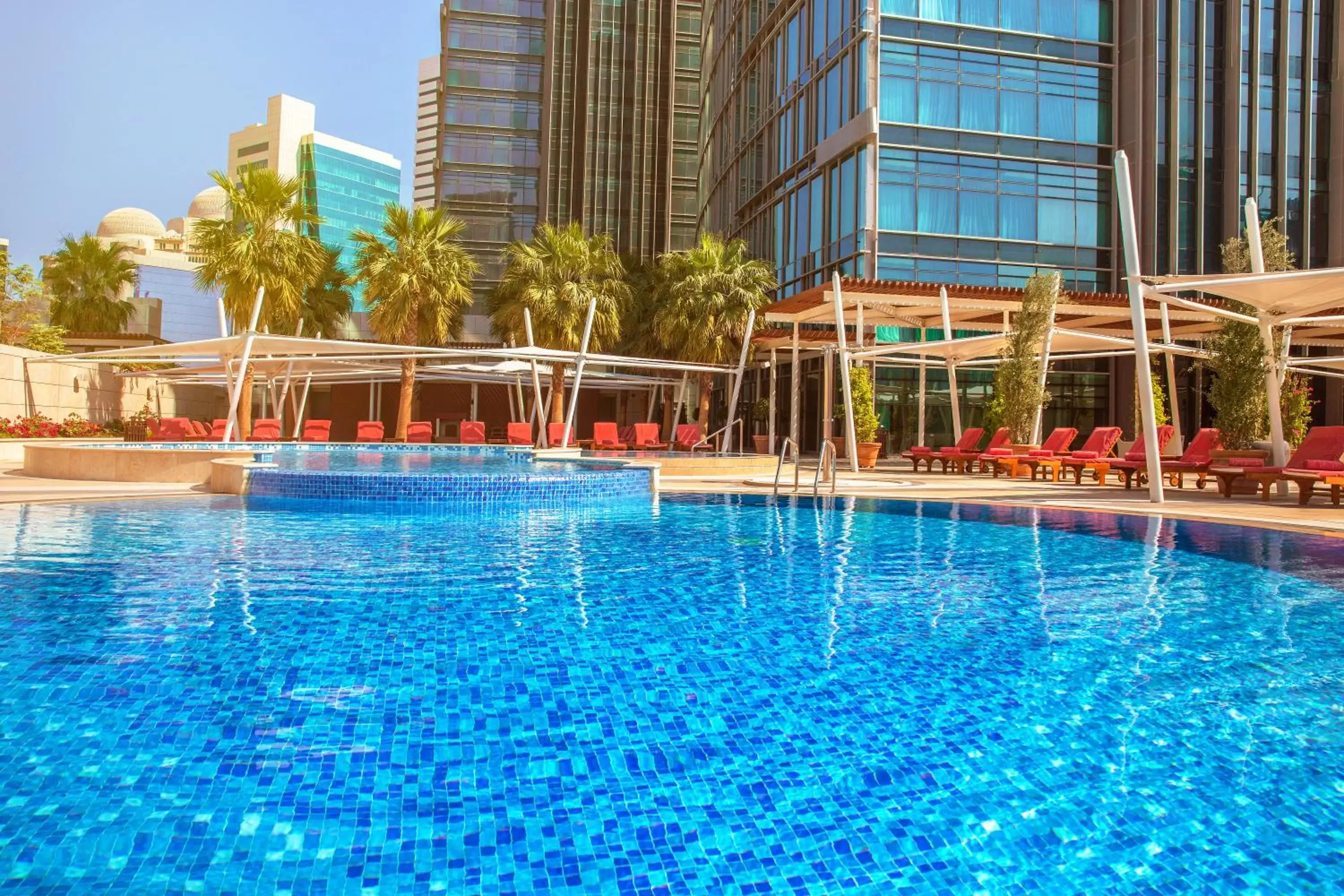 Pool view, Swimming Pool in City Centre Rotana Doha