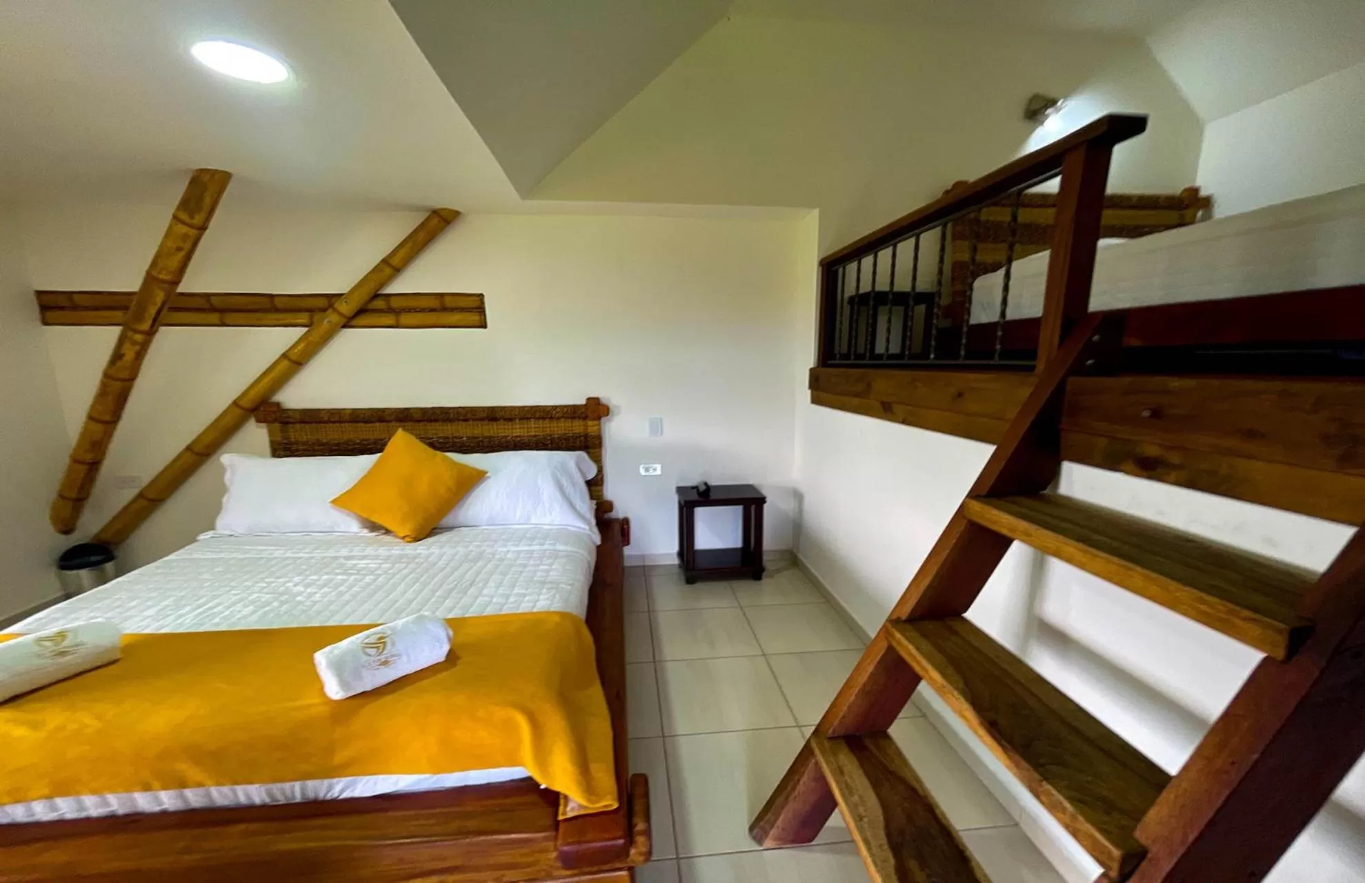 Bed in La Victoria Hotel Campestre