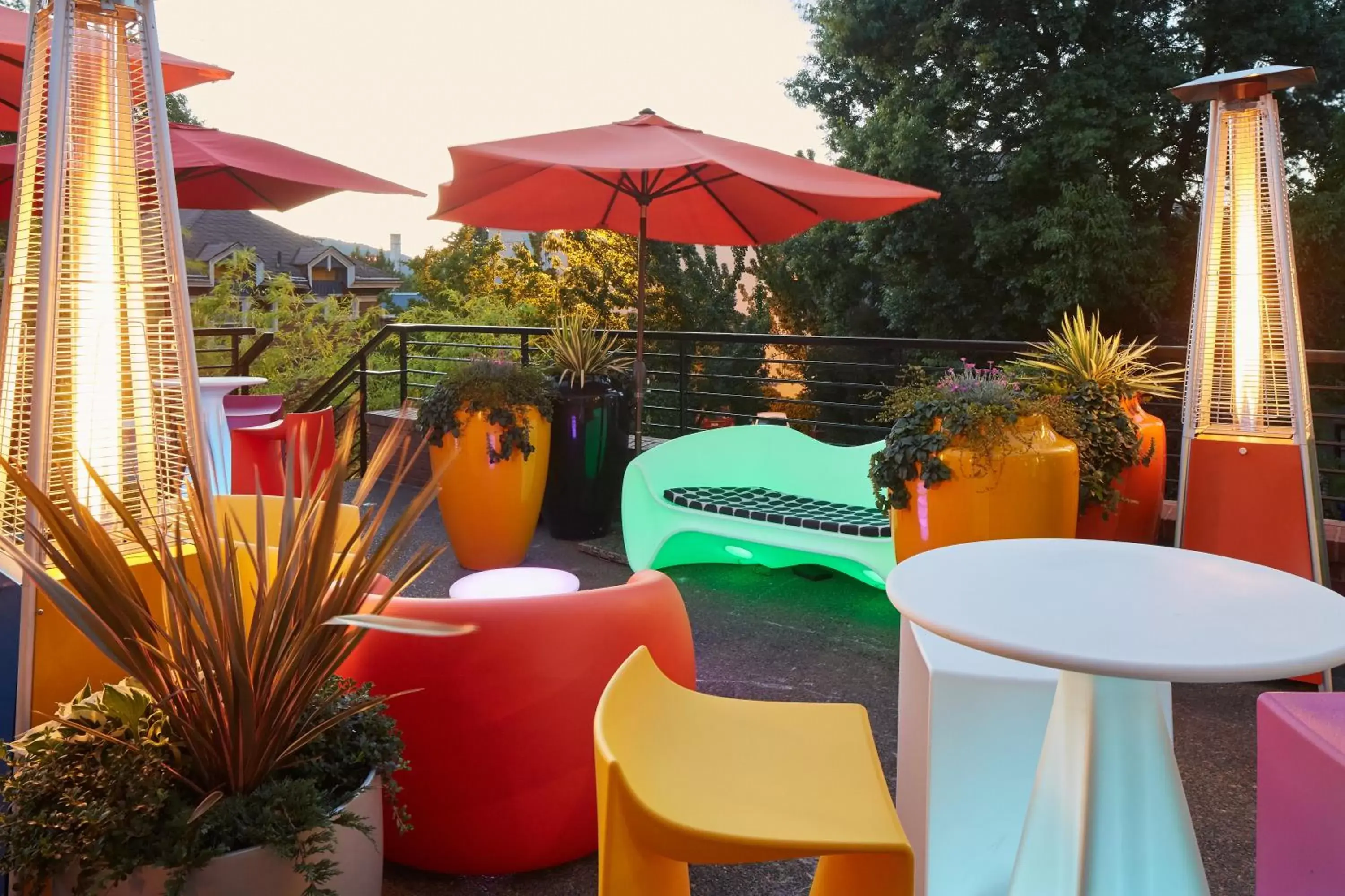 Patio, Swimming Pool in Inn at Northrup Station