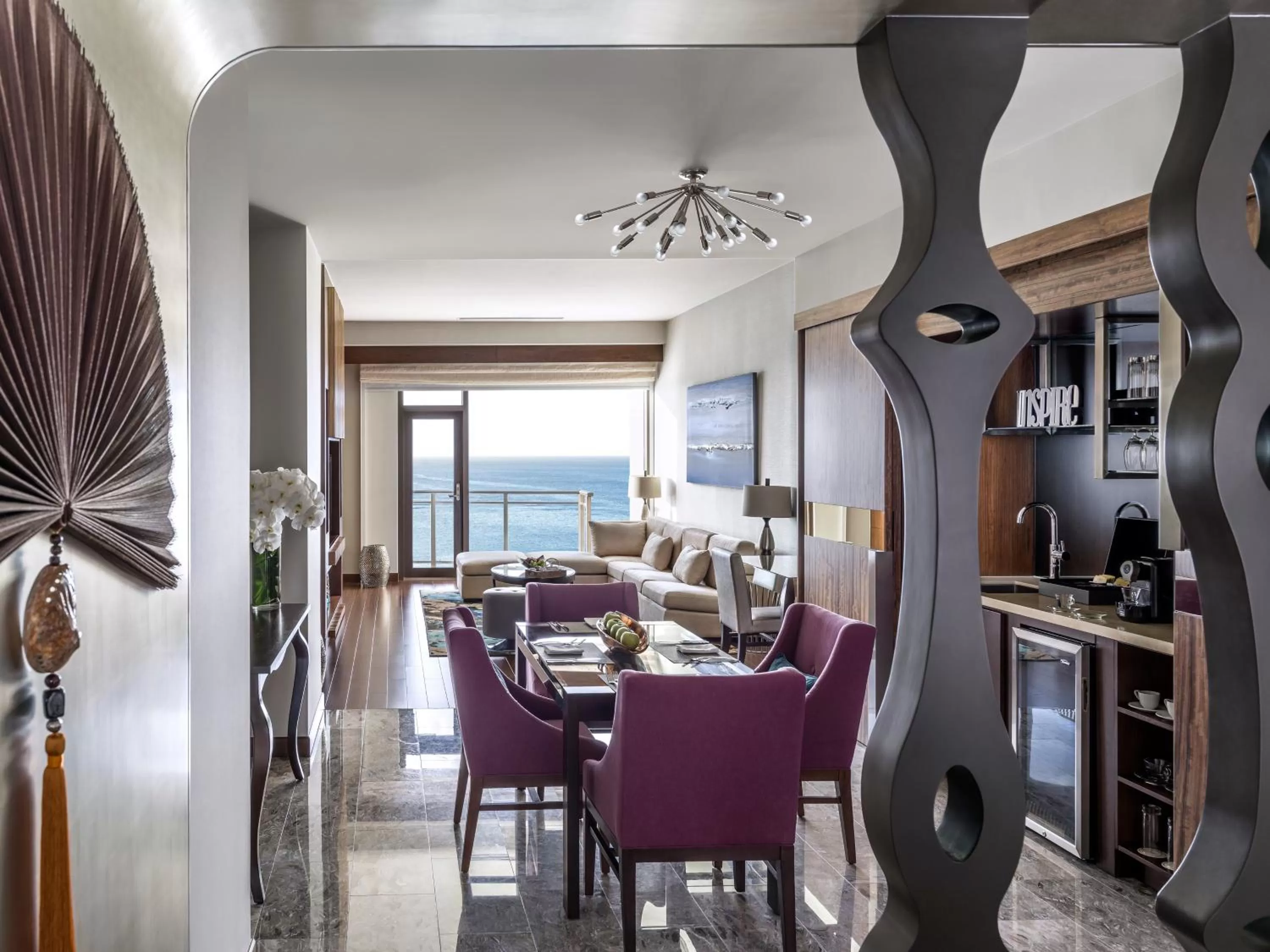 Dining area in Dusit Thani Guam Resort