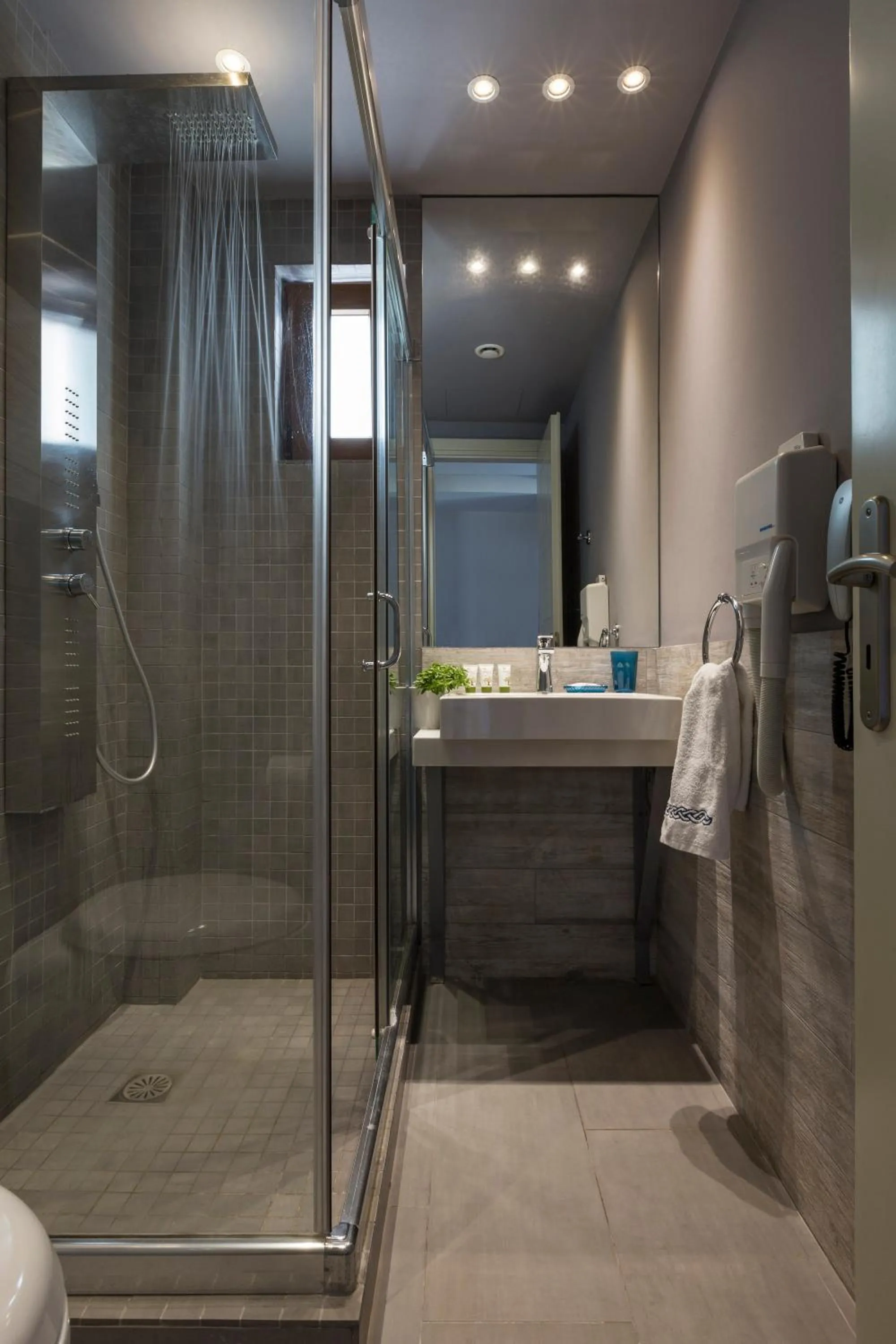 Shower in Dimitra Boutique Hotel