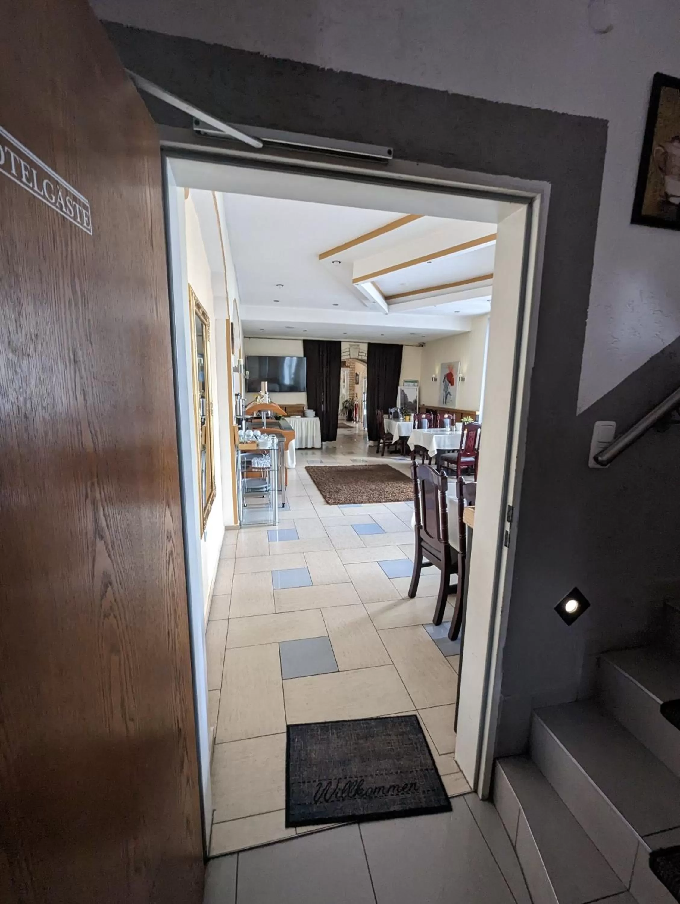 Dining area in Hotel Eiserner Anton