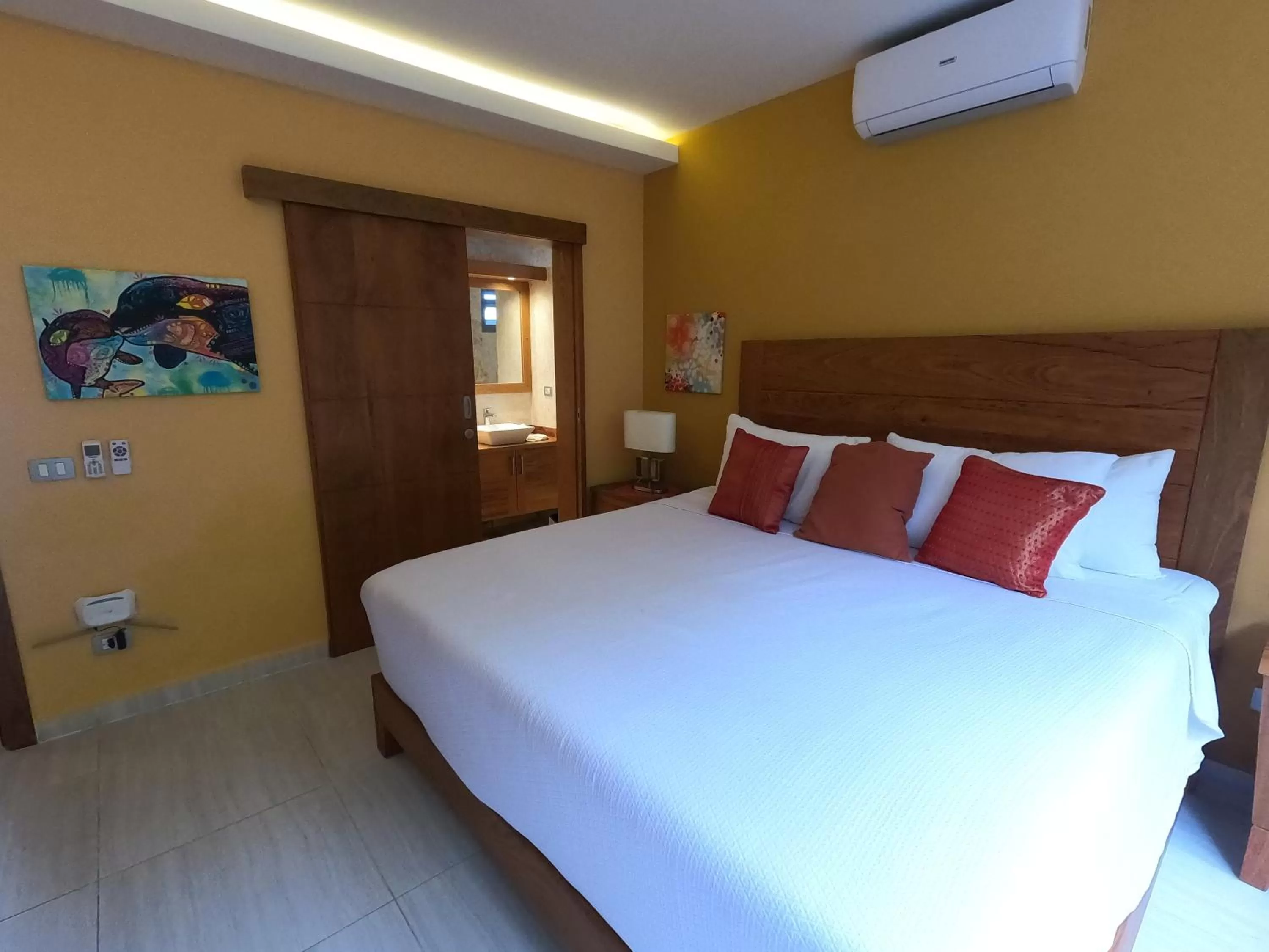 Bed in Nicole ApartHotel