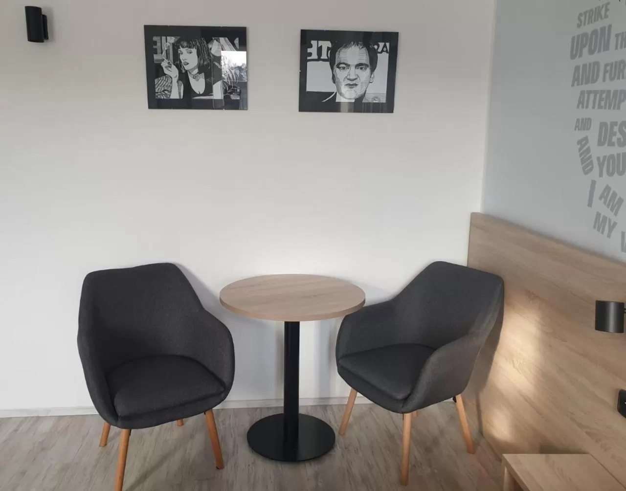 Seating area in Penzion Via Ferrata