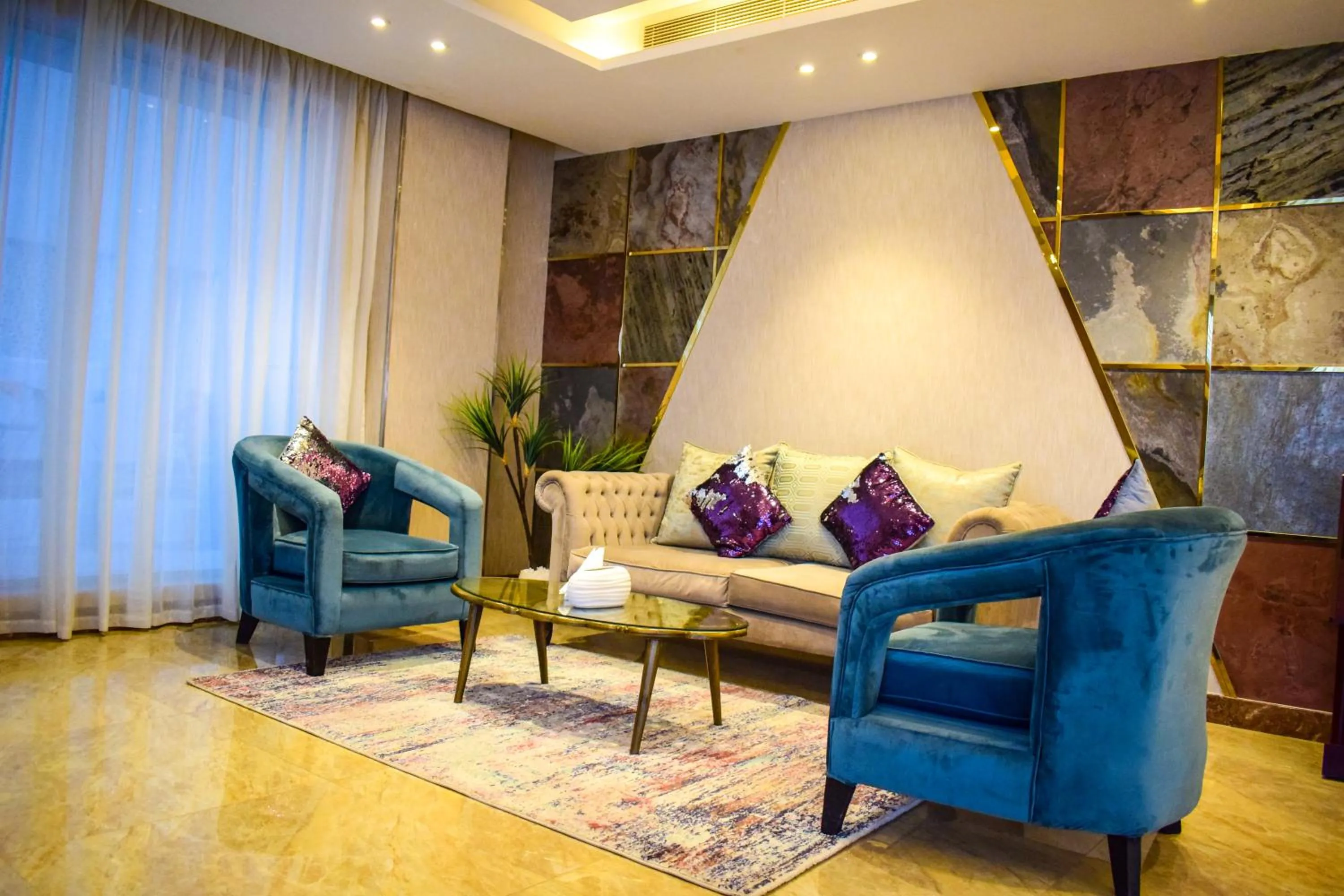 Seating area in The Secure Inn Hotel Muscat