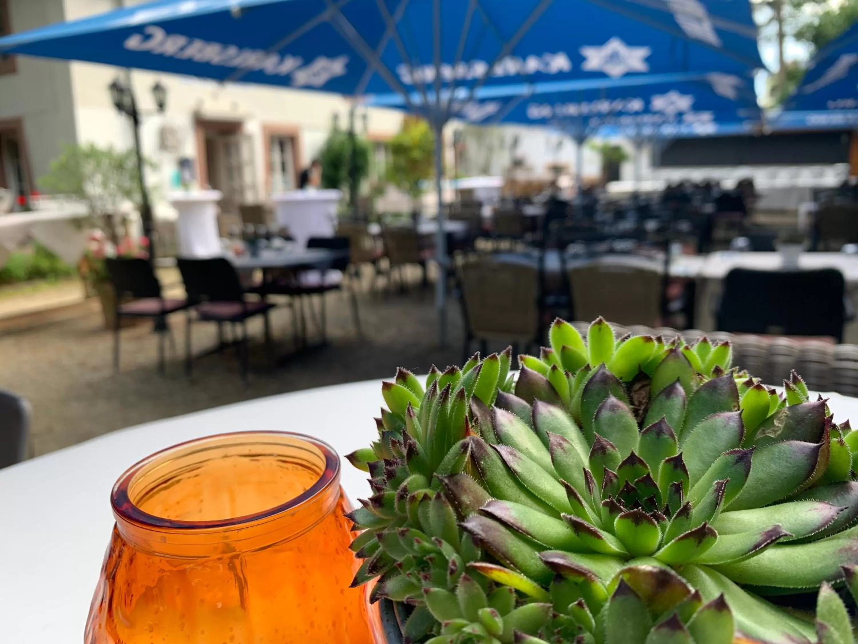 Patio in Hotel Restaurant El Greco bei der Taffingsmühle