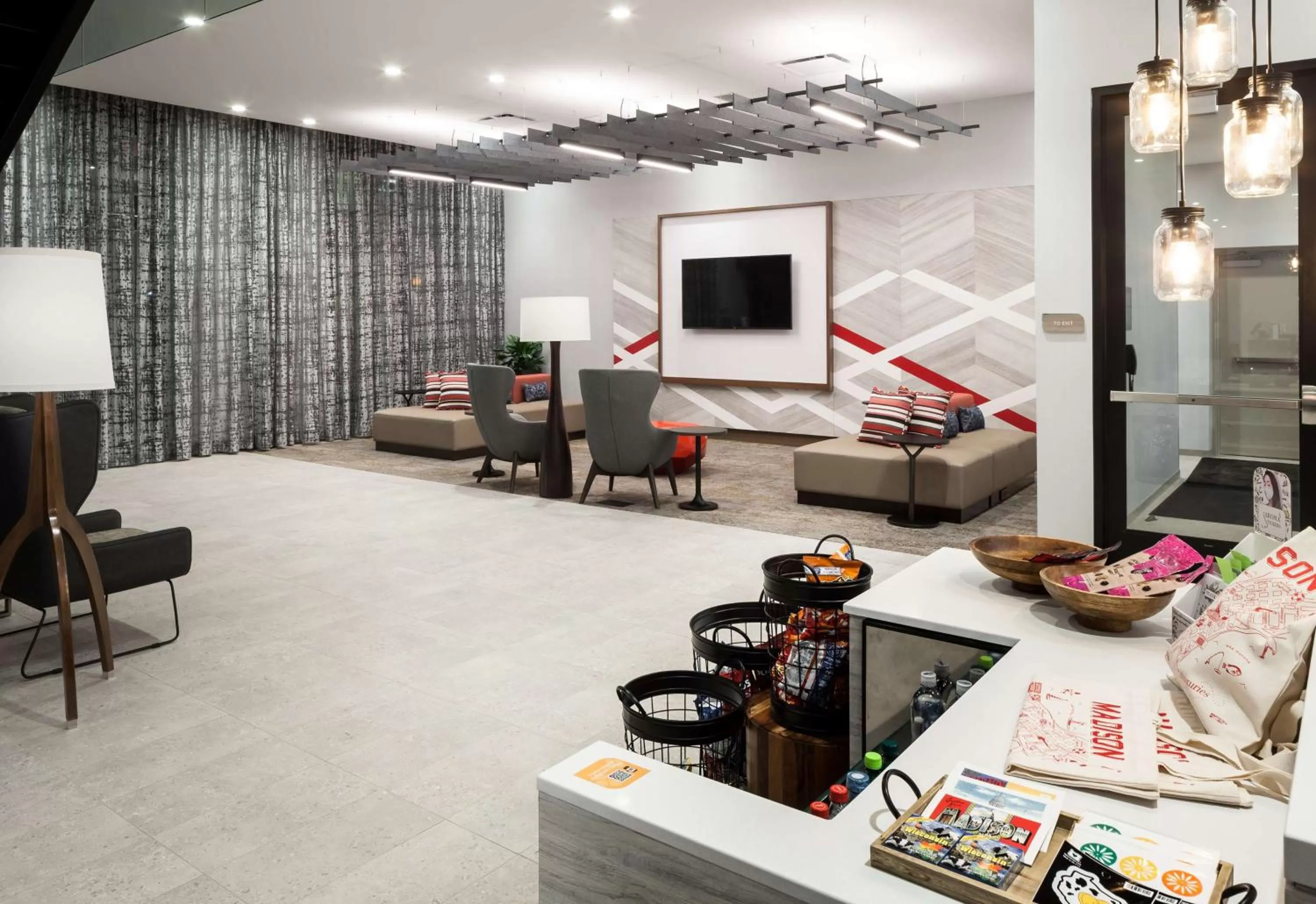 Lobby or reception in Hilton Garden Inn Madison Downtown, WI