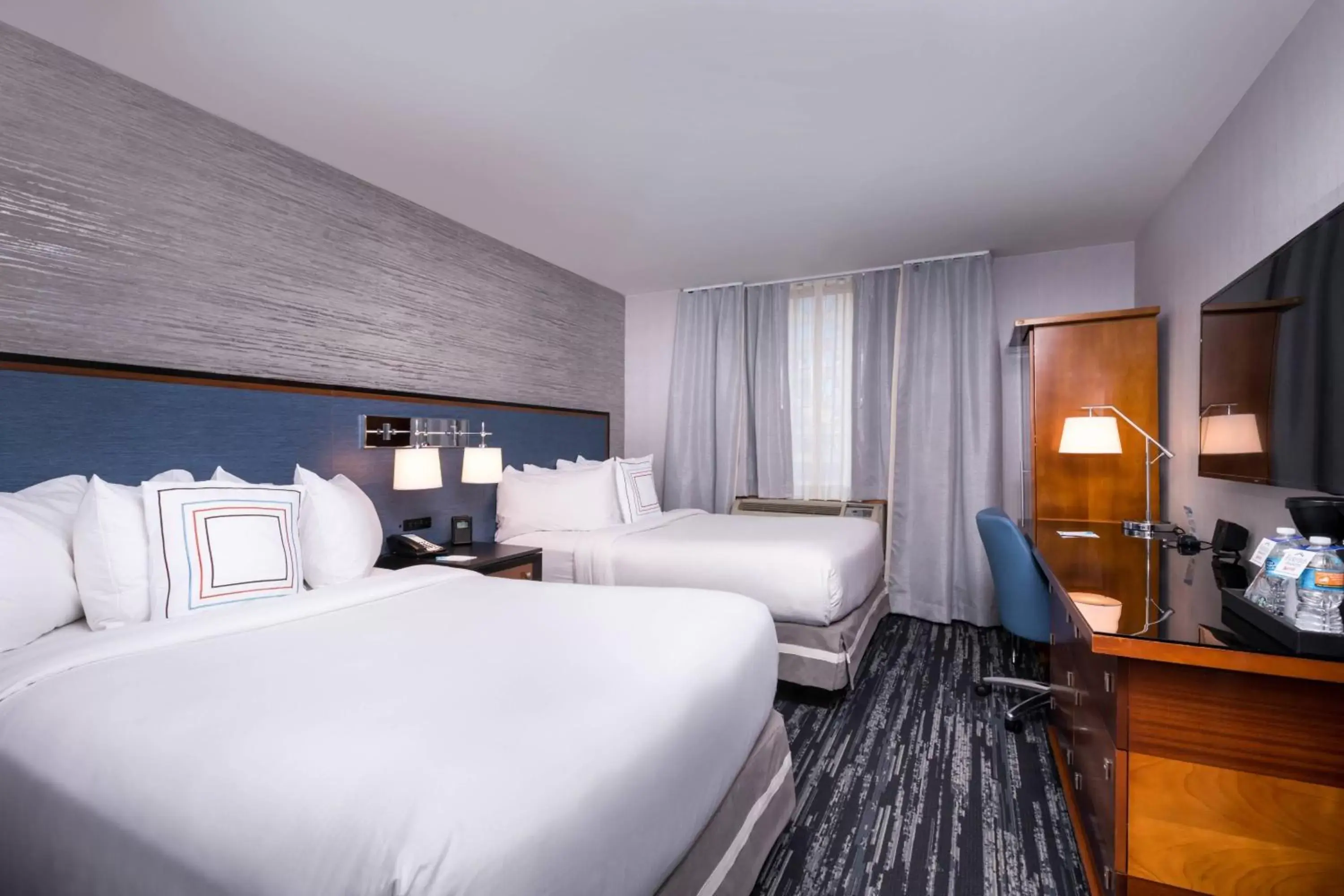 Double Room with Two Double Beds in Fairfield Inn & Suites by Marriott New York Manhattan/Times Square South
