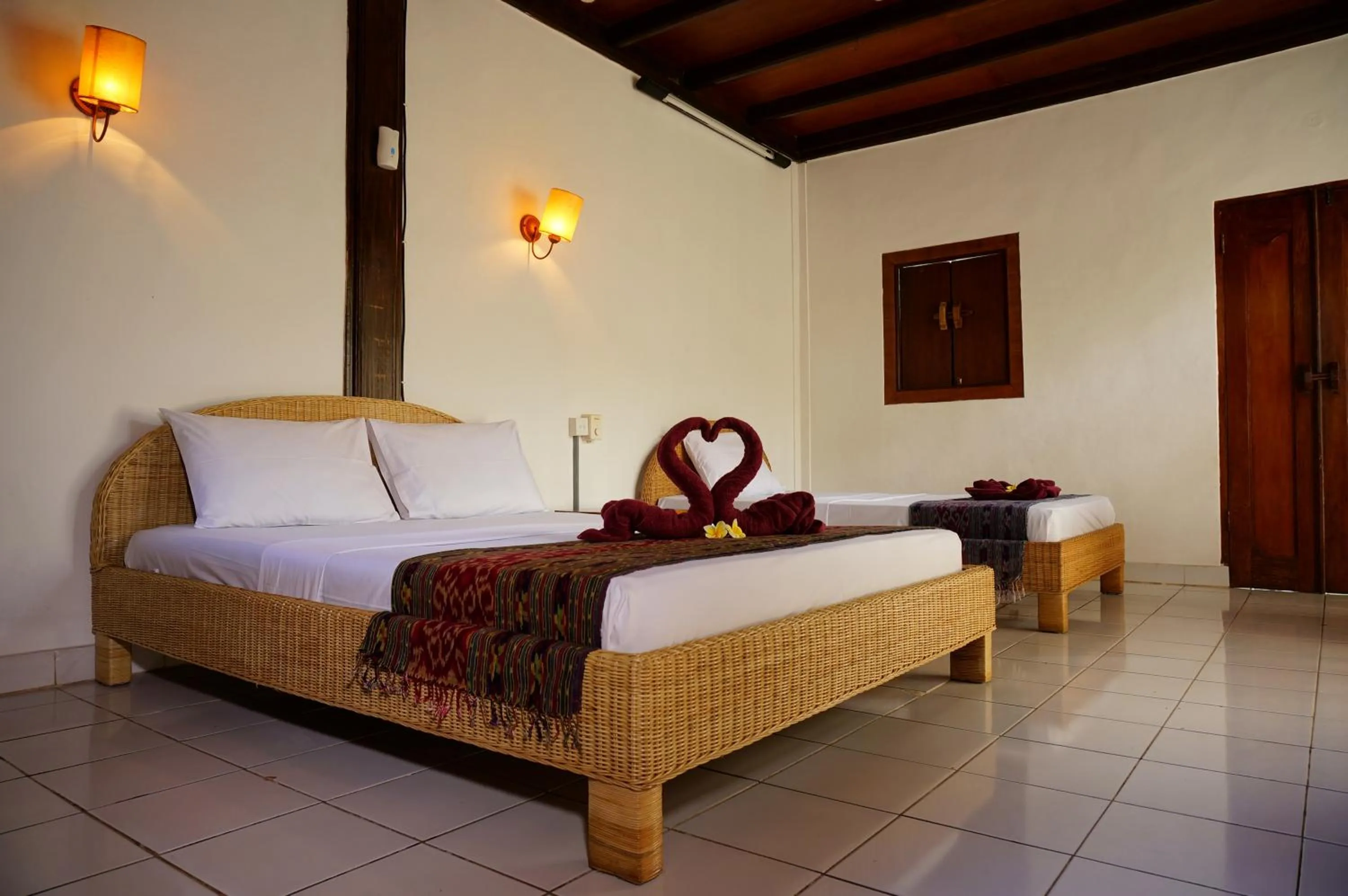 Bedroom, Bed in Argasoka Bungalows