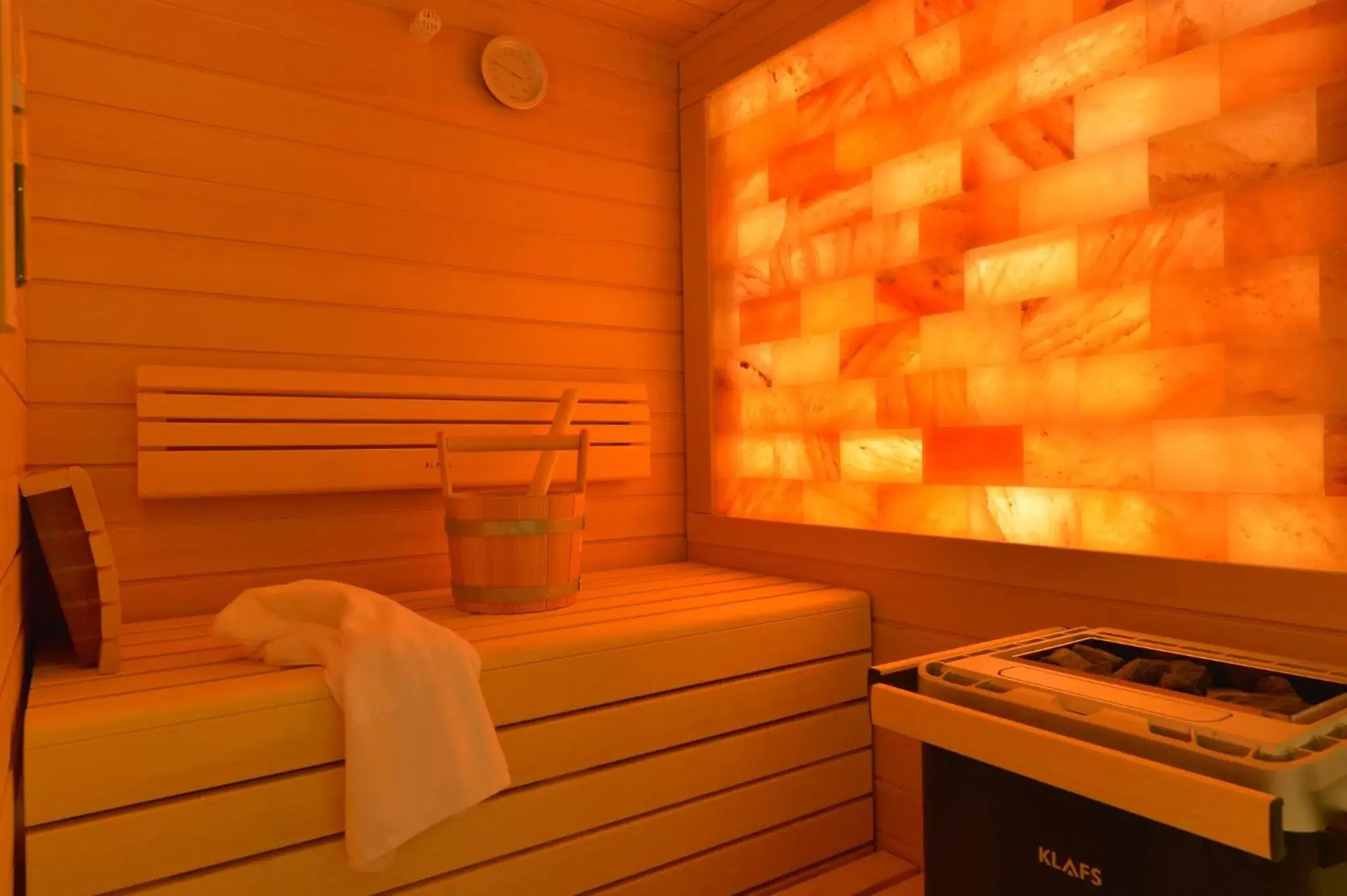 Sauna in Aktaion Beach Boutique Hotel & Spa