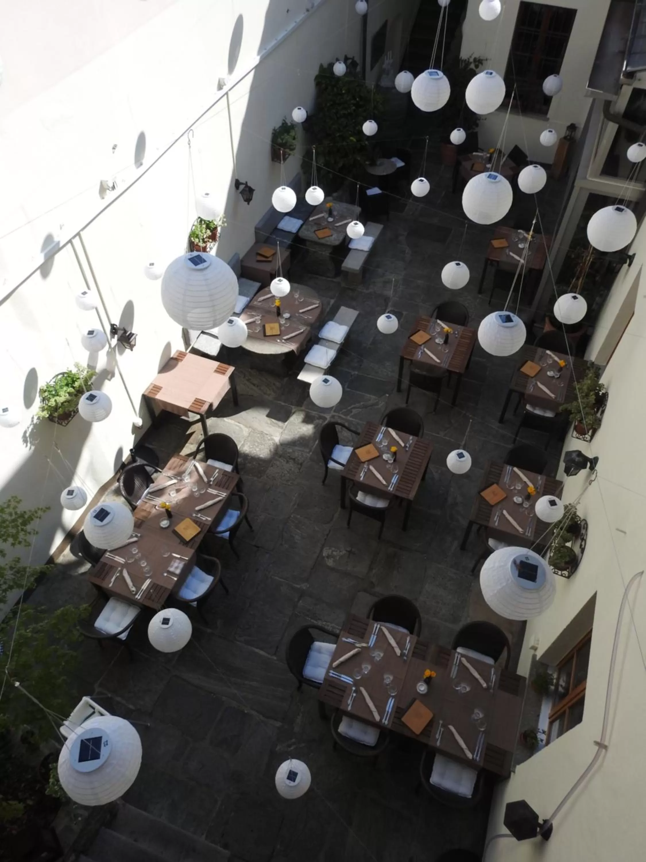 Patio in Boutique-Hotel Antica Posta