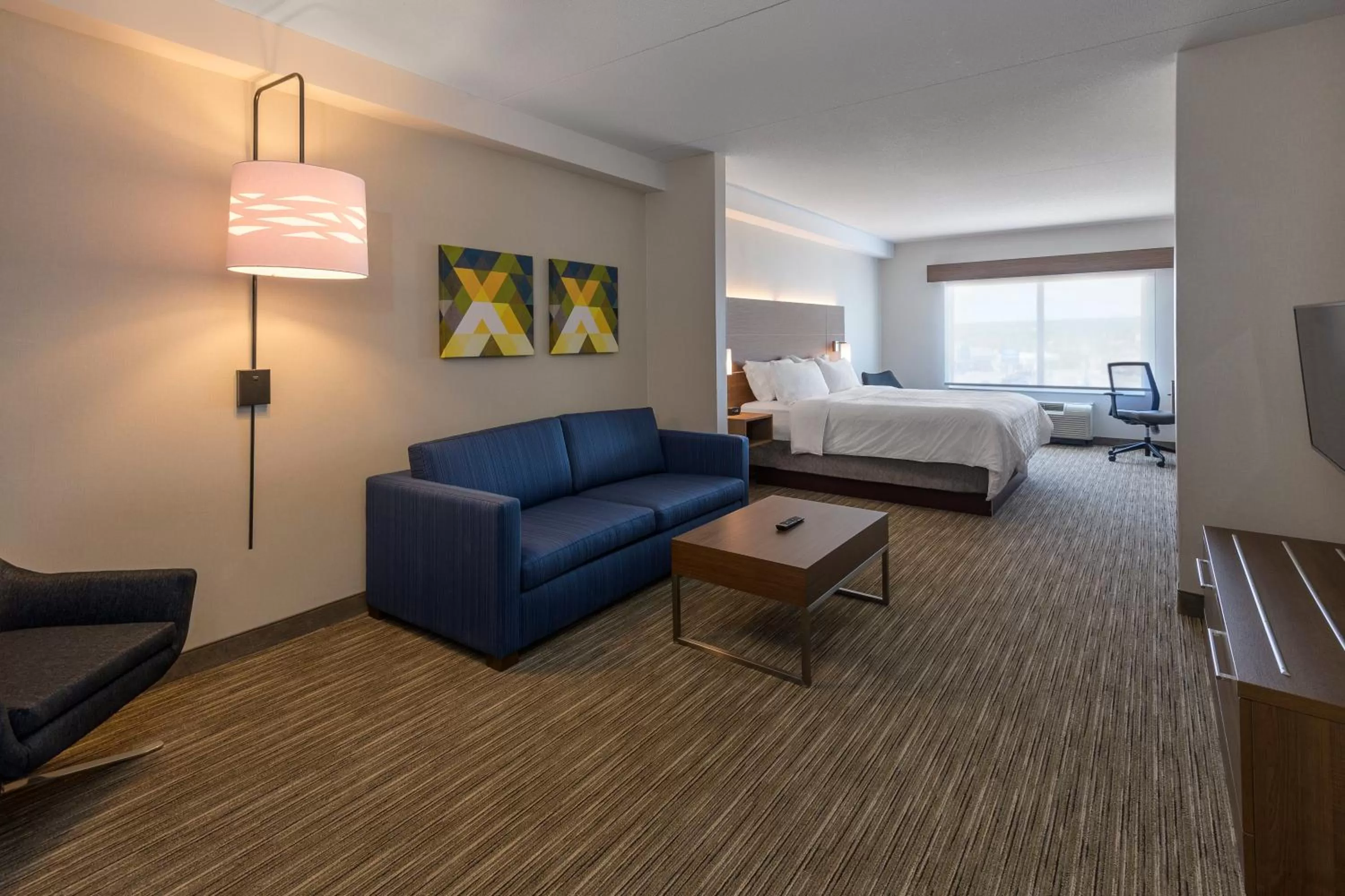 Photo of the whole room, Bed in Holiday Inn Express Hotel & Suites North Bay by IHG