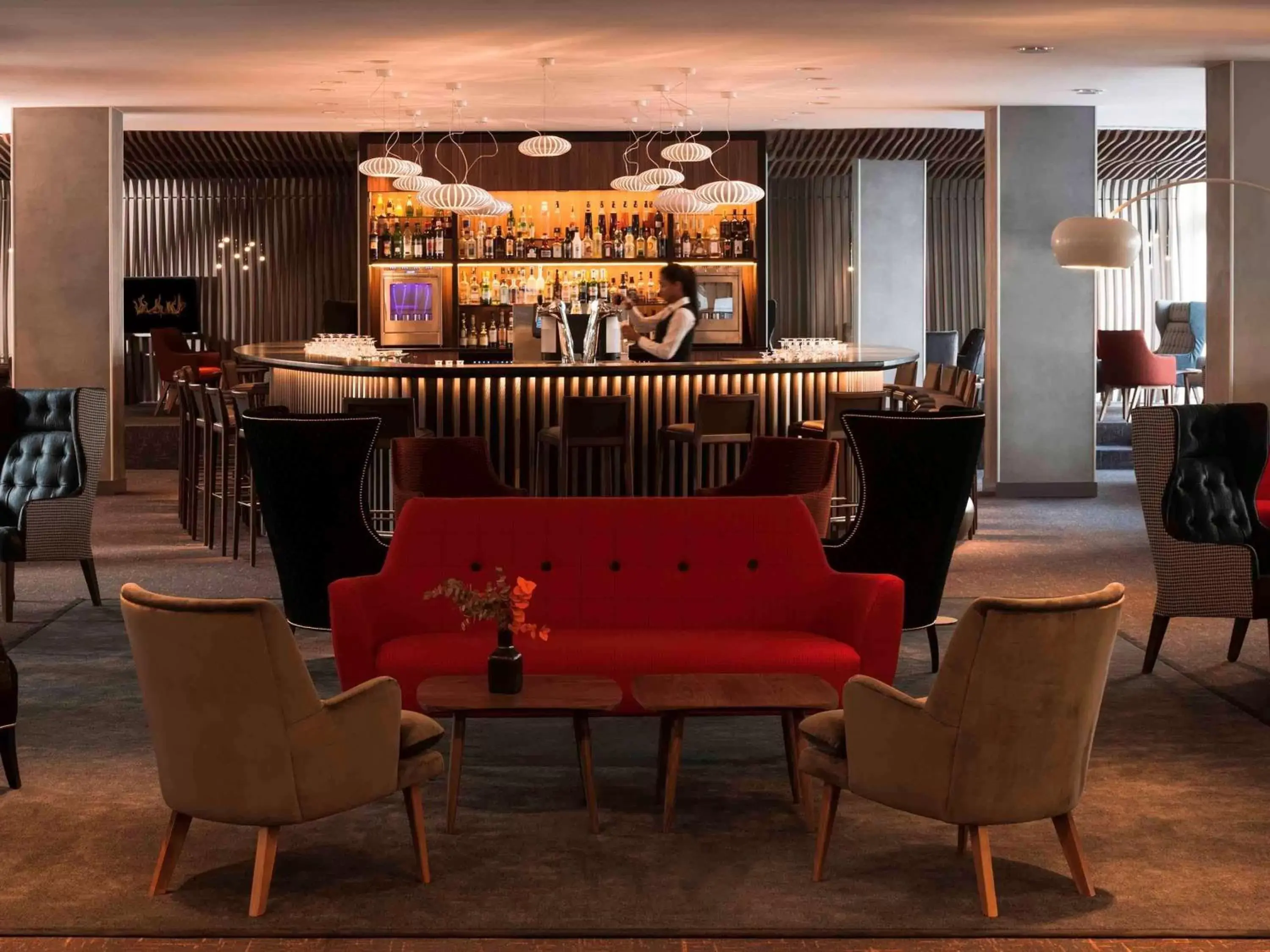Lounge or bar, Lounge/Bar in Mercure Paris CDG Airport & Convention