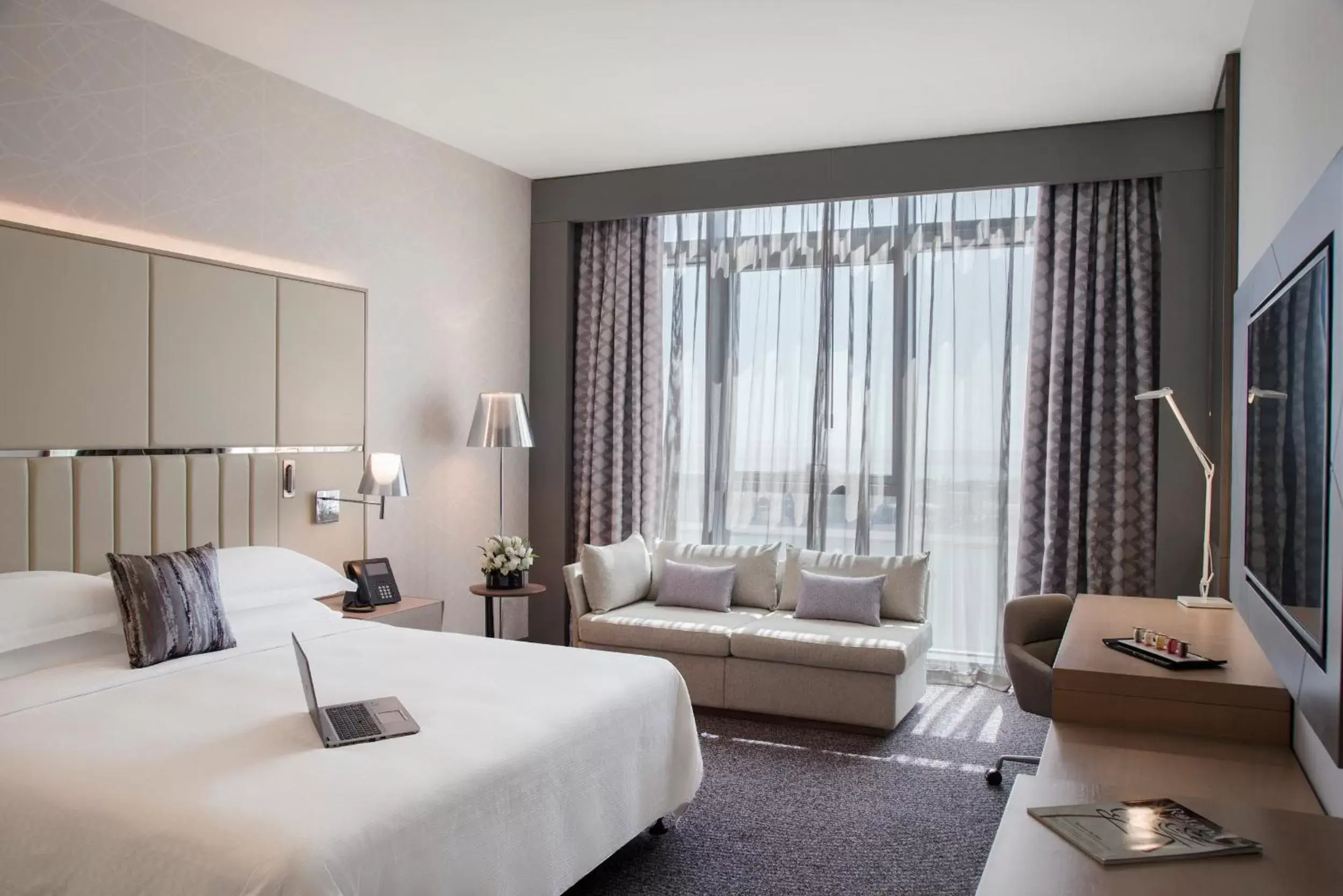 Bedroom, Bed in Pearl Rotana Capital Centre Bedroom, Bed in Pearl Rotana Capital Centre