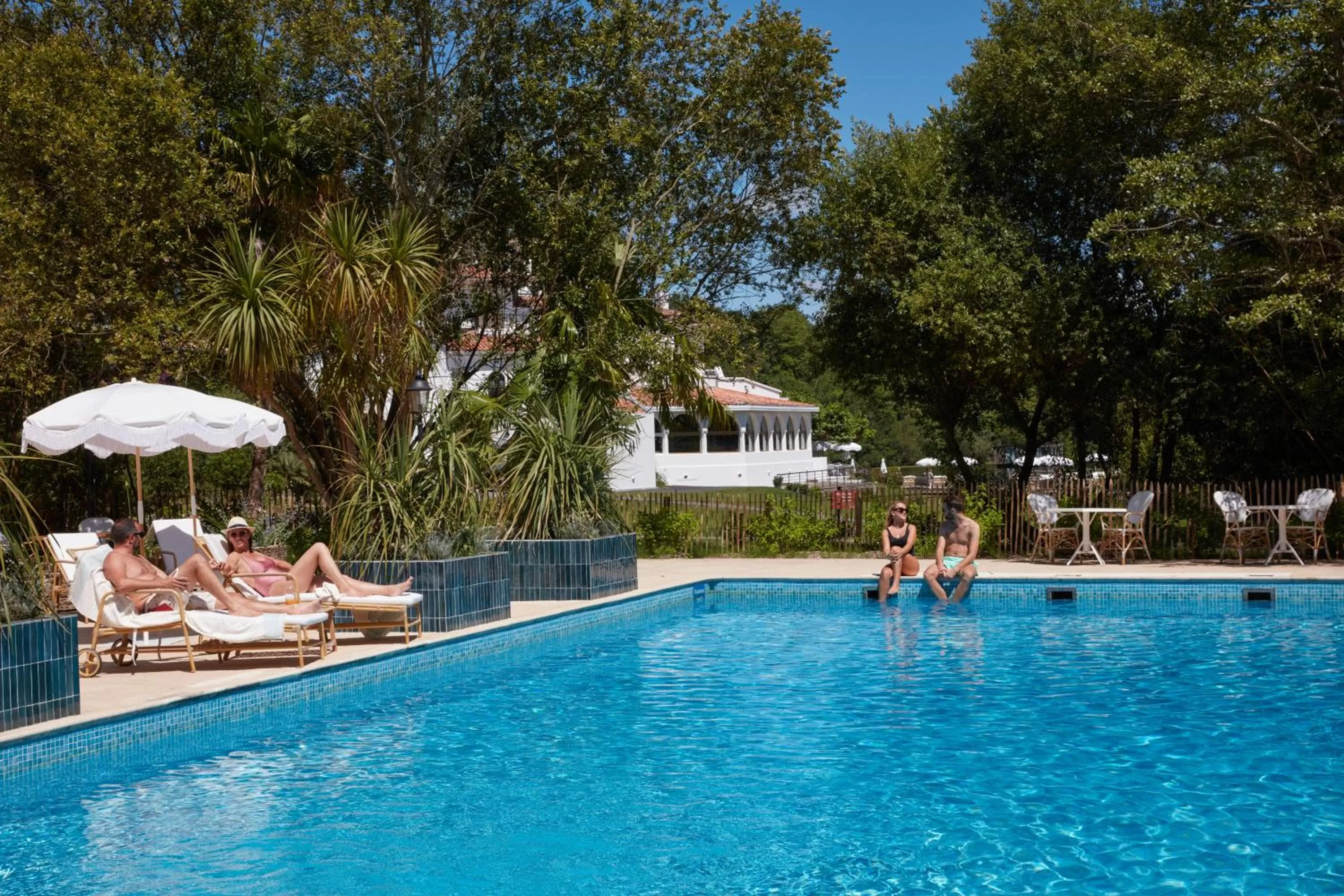 Swimming pool in Brindos, Lac & Château - Relais & Châteaux - Anglet Biarritz