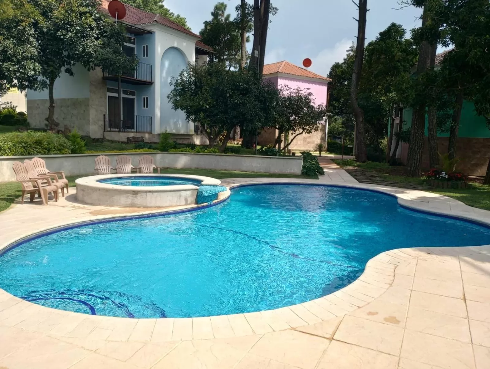 Garden view, Swimming Pool in HOTEL Y RESTAURANTE HACIENDA LOS VOLCANES