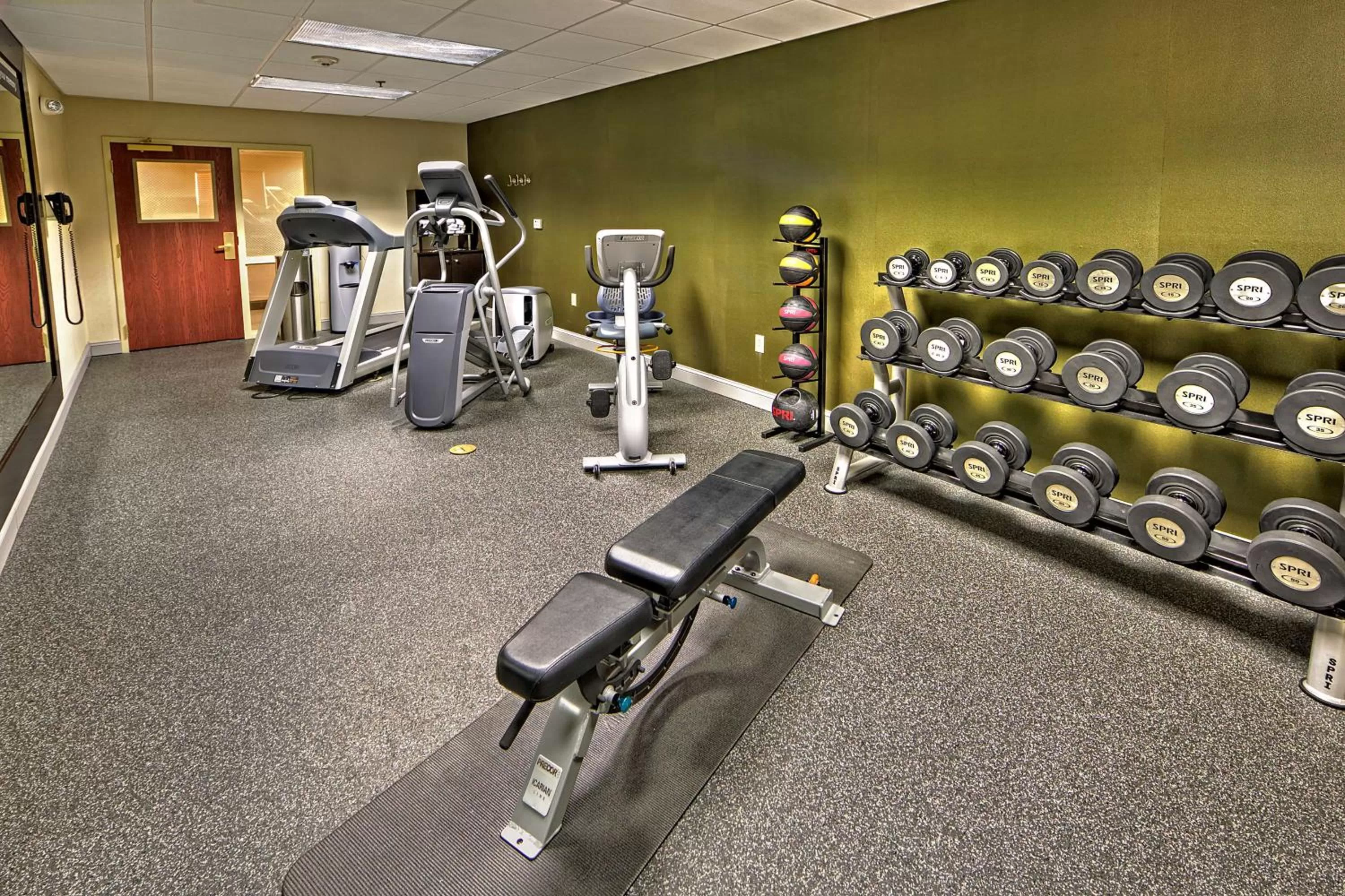 Fitness centre/facilities in Hampton Inn Manning