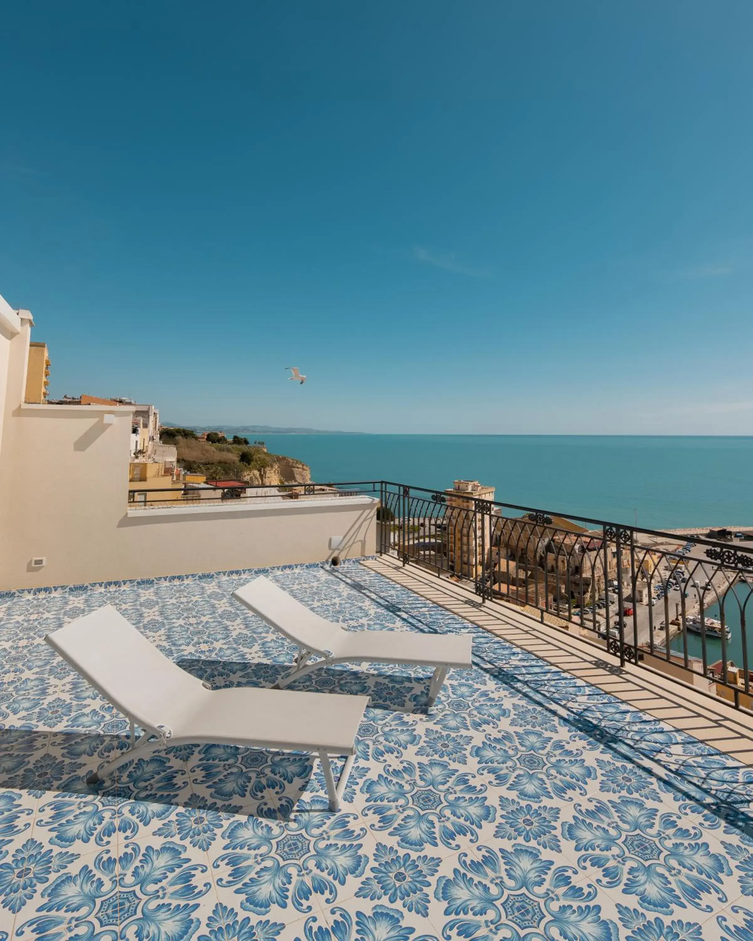 Balcony/Terrace, Swimming Pool in domus maris relais boutique hotel