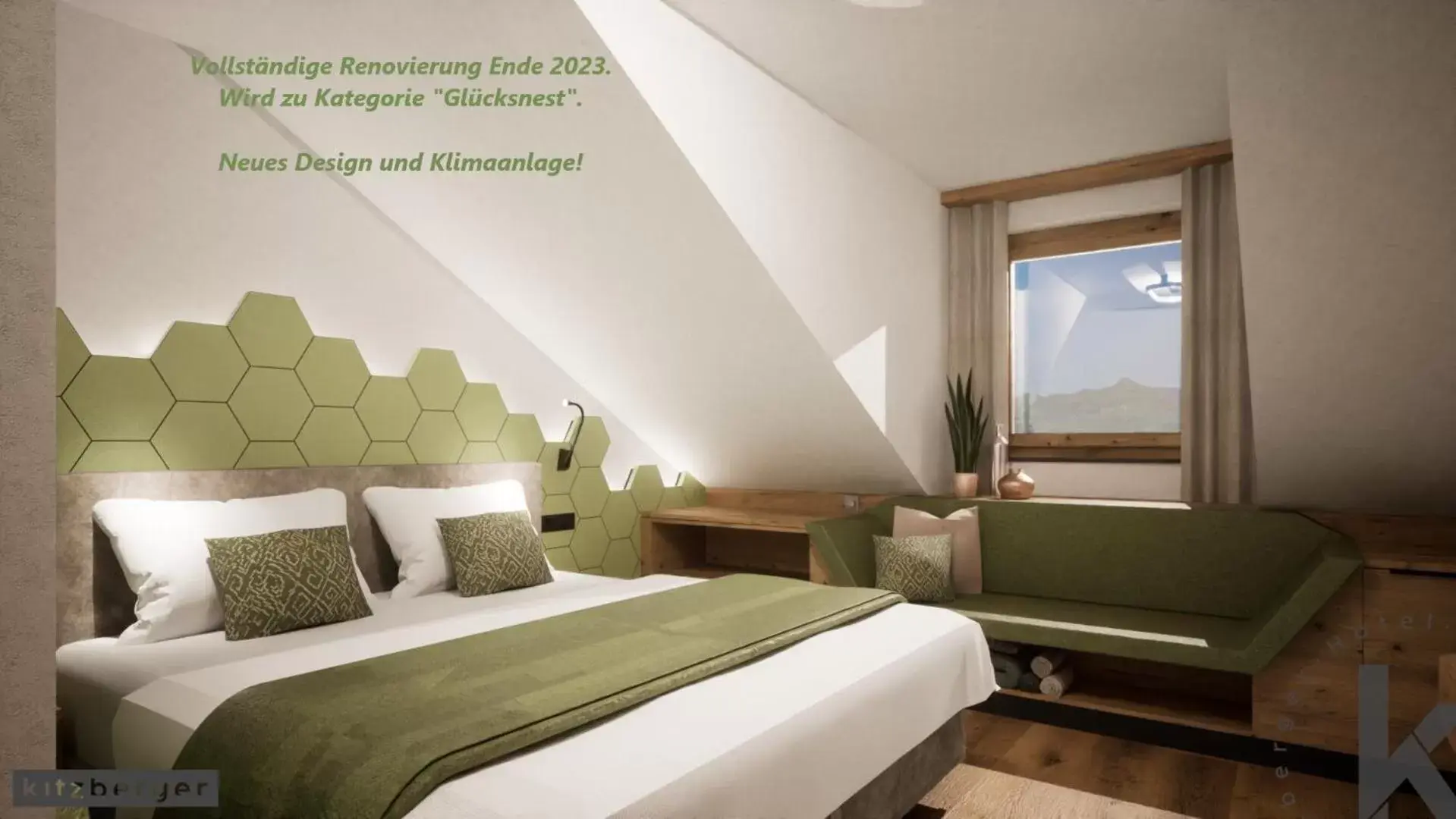 Photo of the whole room, Bed in Landrefugium Obermüller Balancehotel