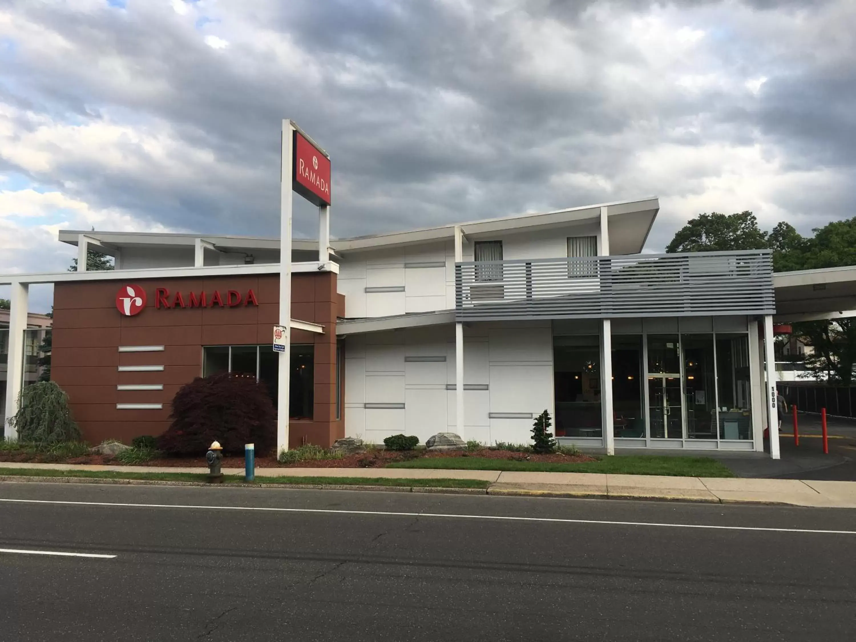 Property Building in Ramada by Wyndham Rockville Centre