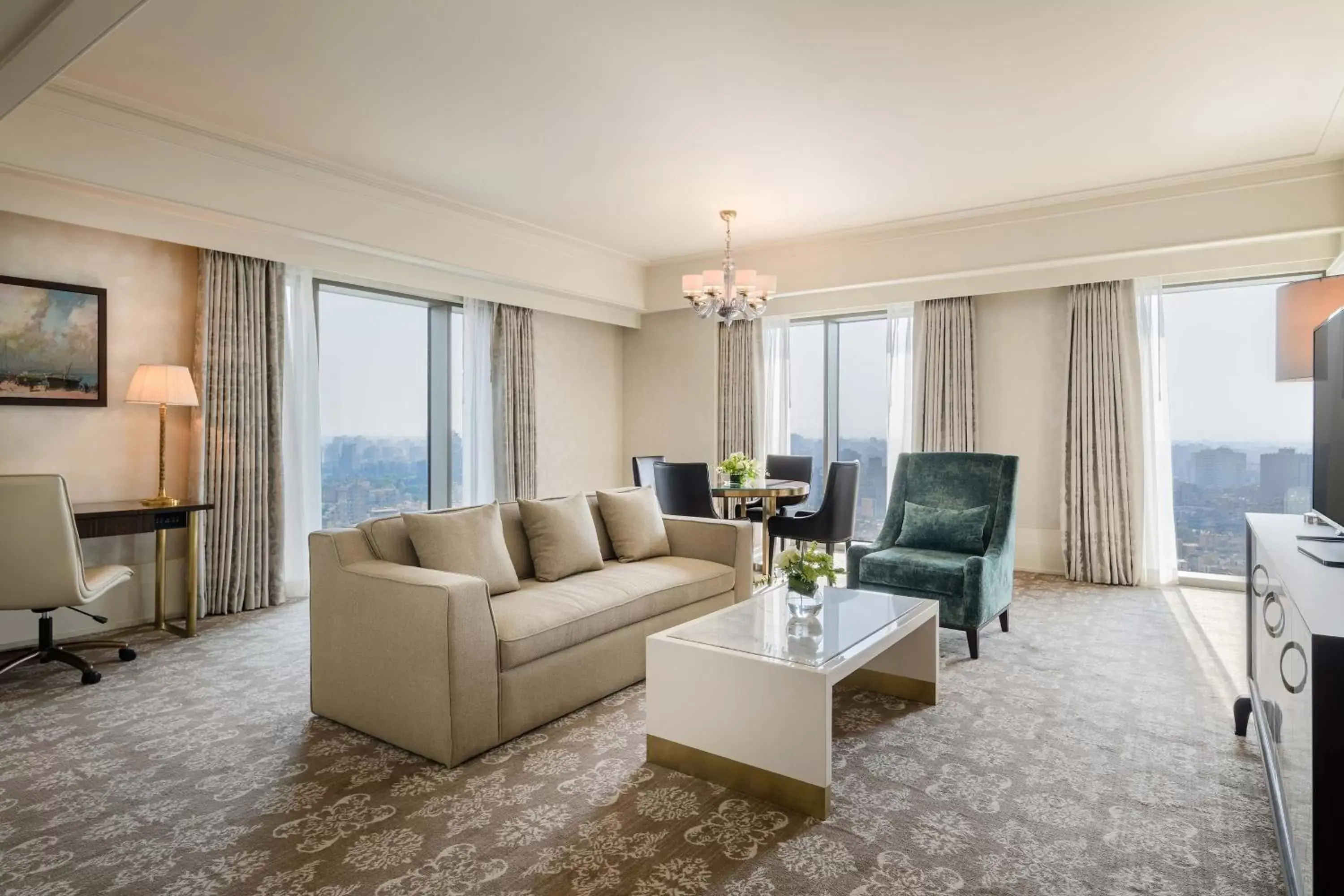 Living room, Seating Area in The St. Regis Cairo