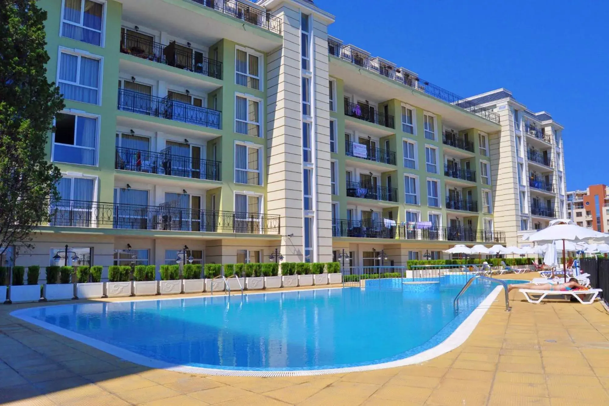 Property building, Swimming Pool in Festa Pomorie Resort